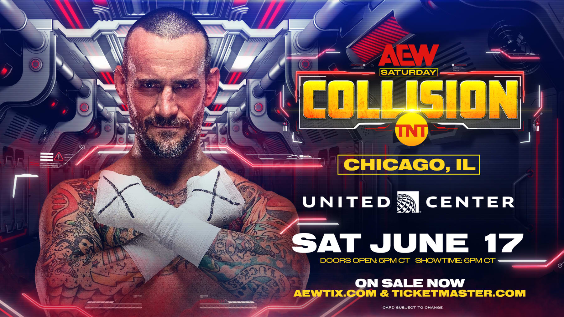 The Collision announcement. 