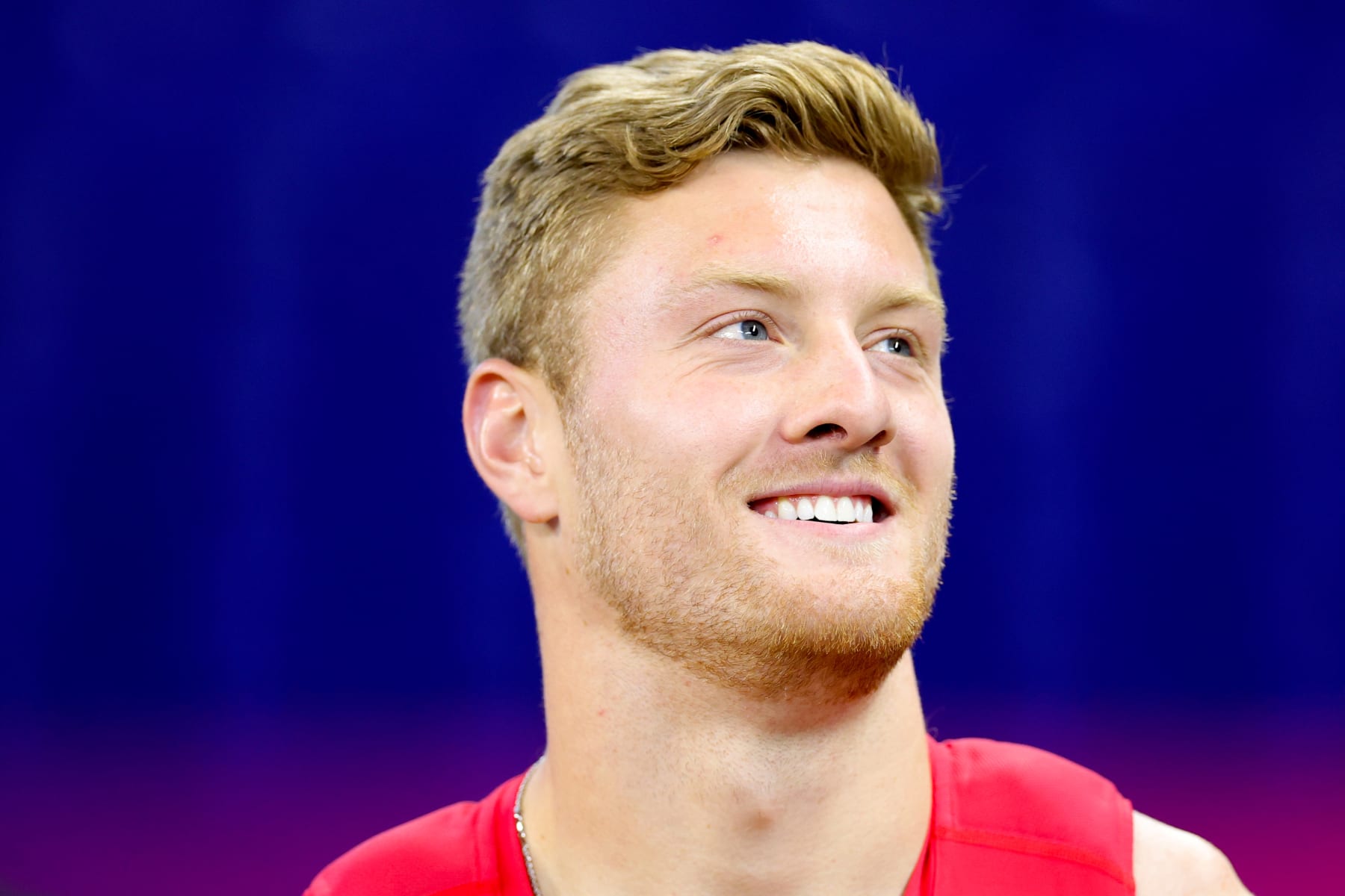 INDIANAPOLIS, INDIANA - MARCH 04: Will Levis of Kentucky looks on during the NFL Combine at Lucas Oil Stadium on March 04, 2023 in Indianapolis, Indiana. (Photo by Stacy Revere/Getty Images)