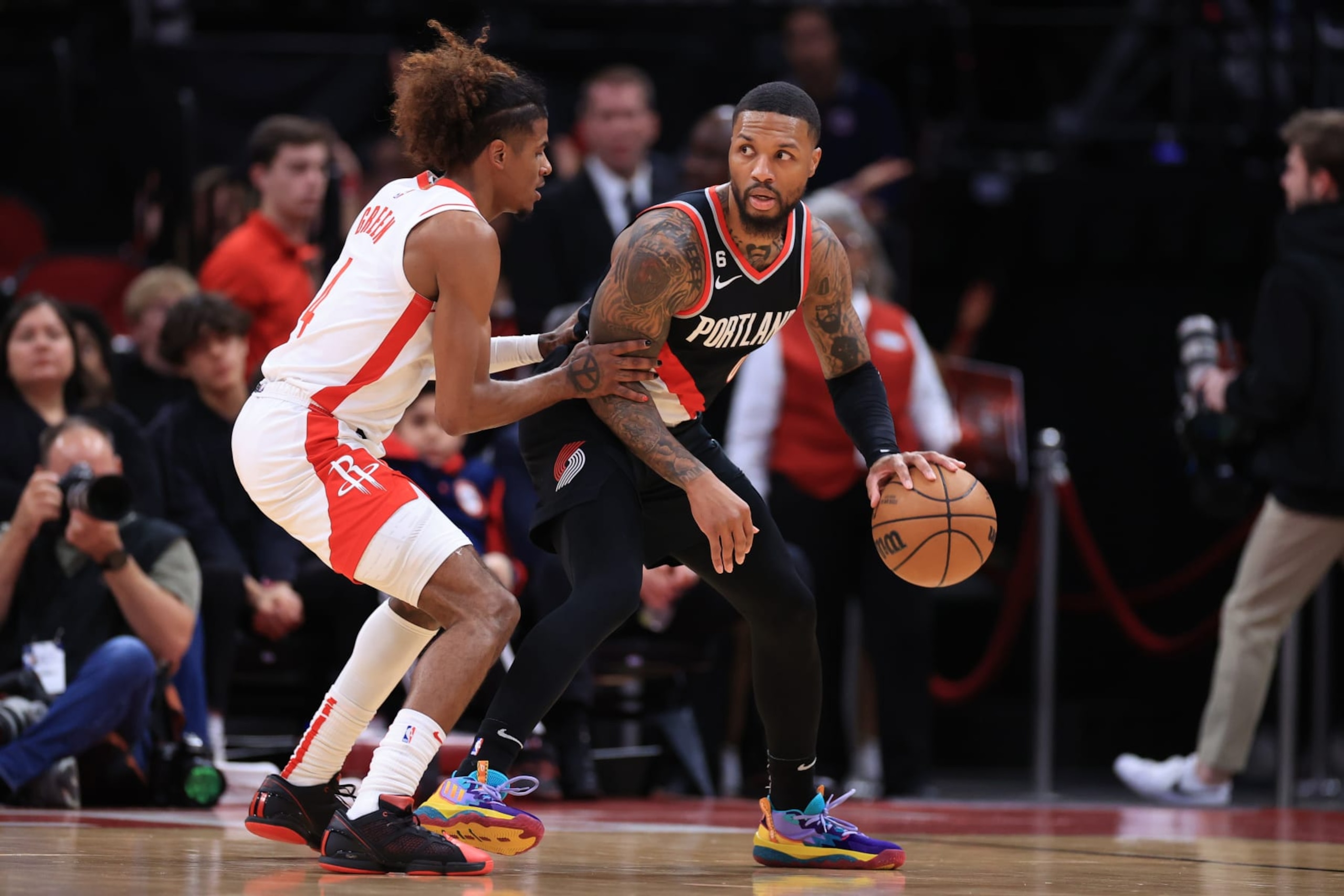 Jalen Green and Damian Lillard