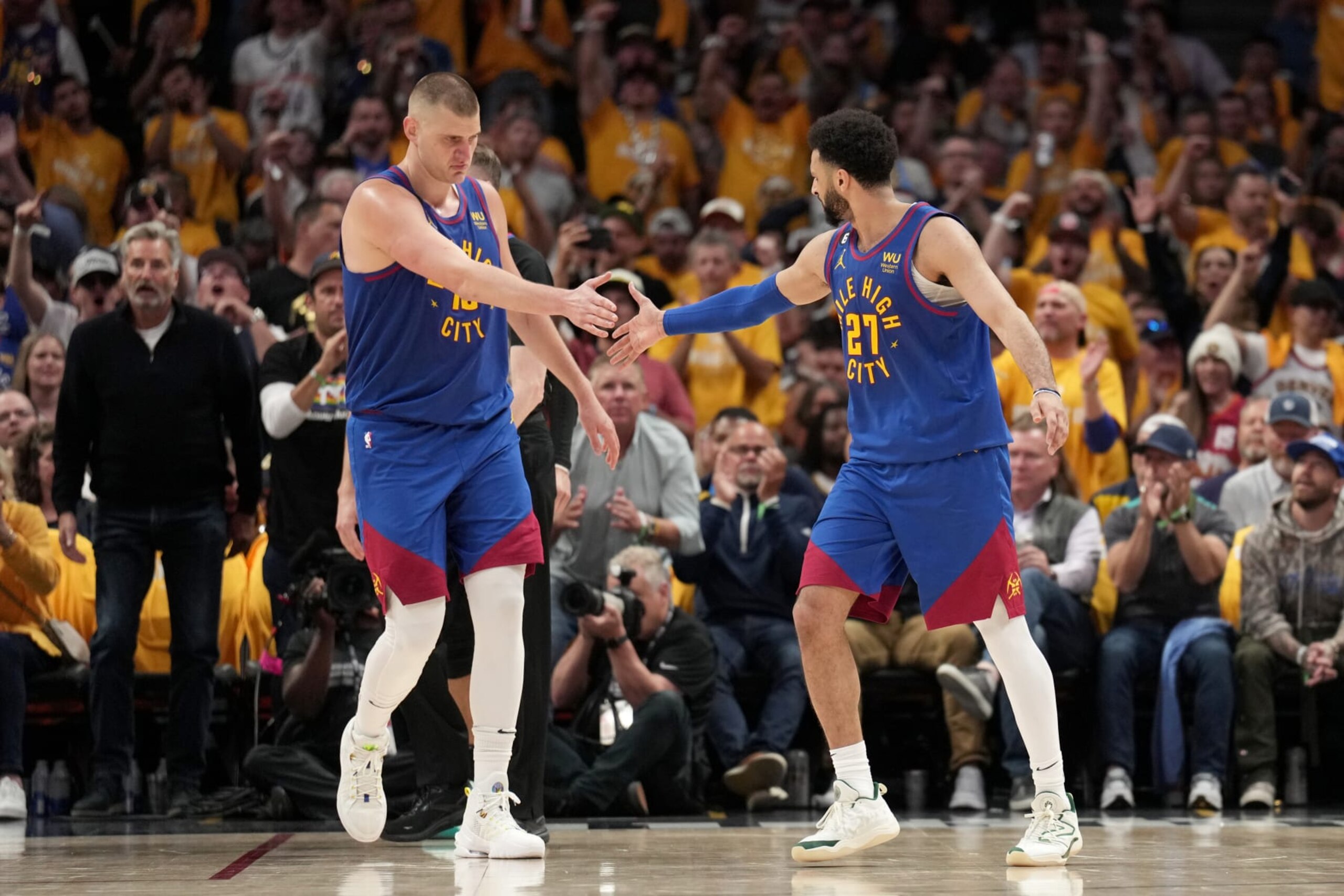 Nikola JokiÄ and Jamal Murray