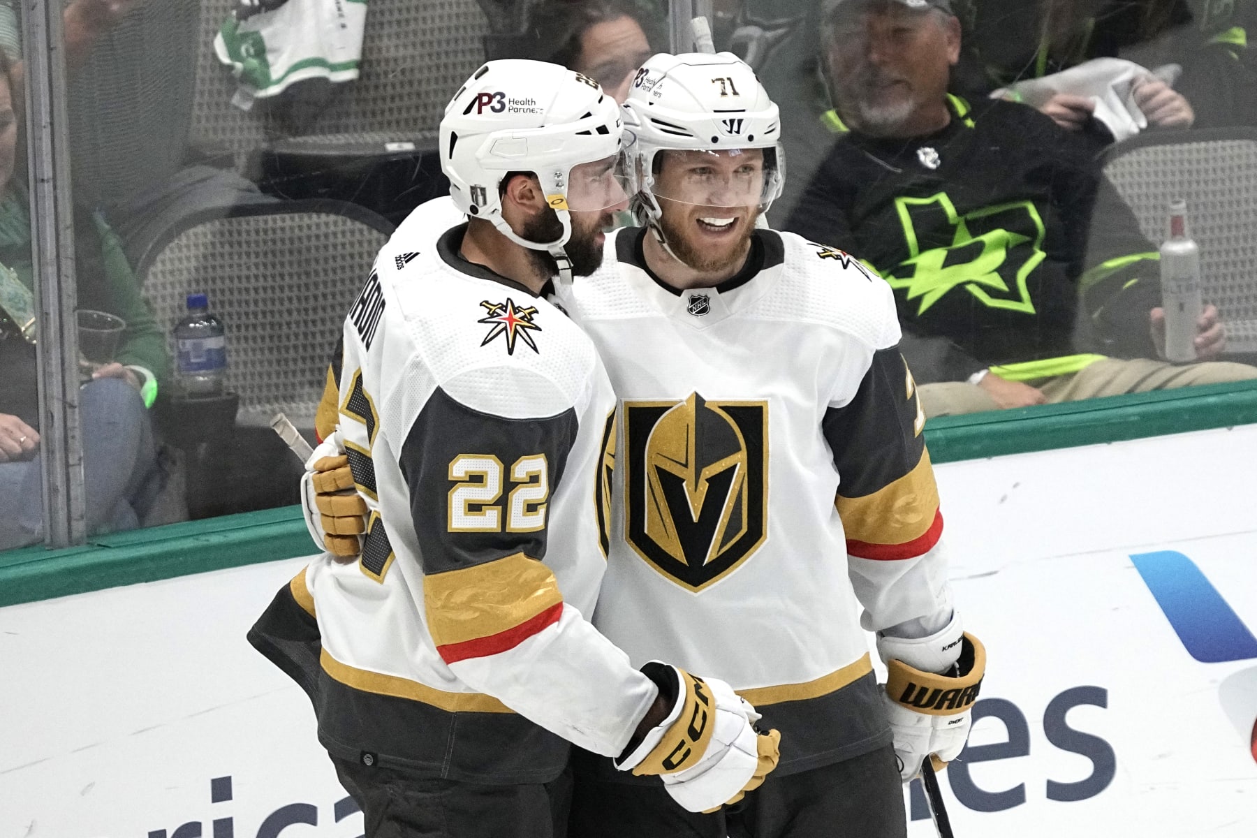 Michael Amadio (left) and William Karlsson