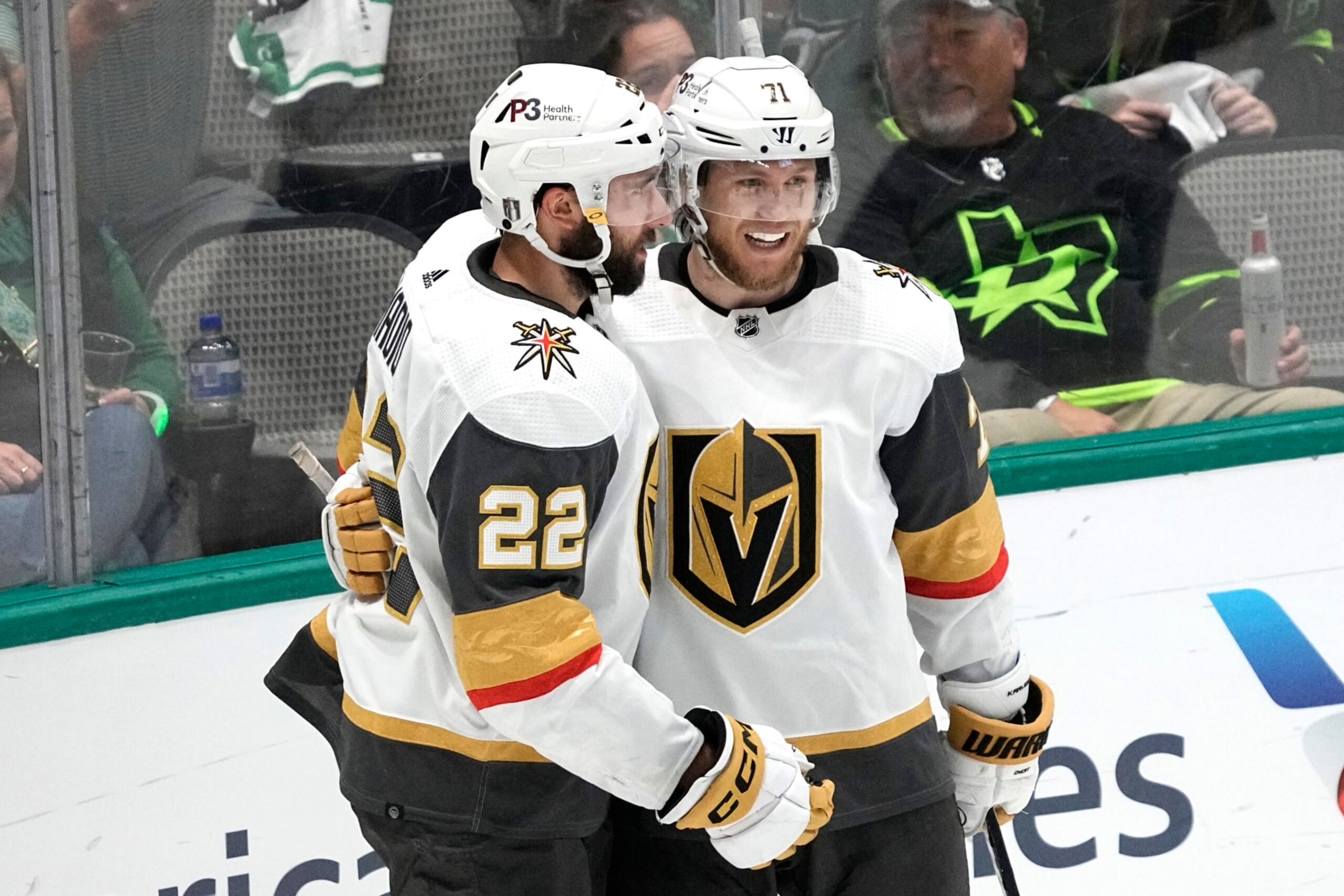 Michael Amadio (left) and William Karlsson