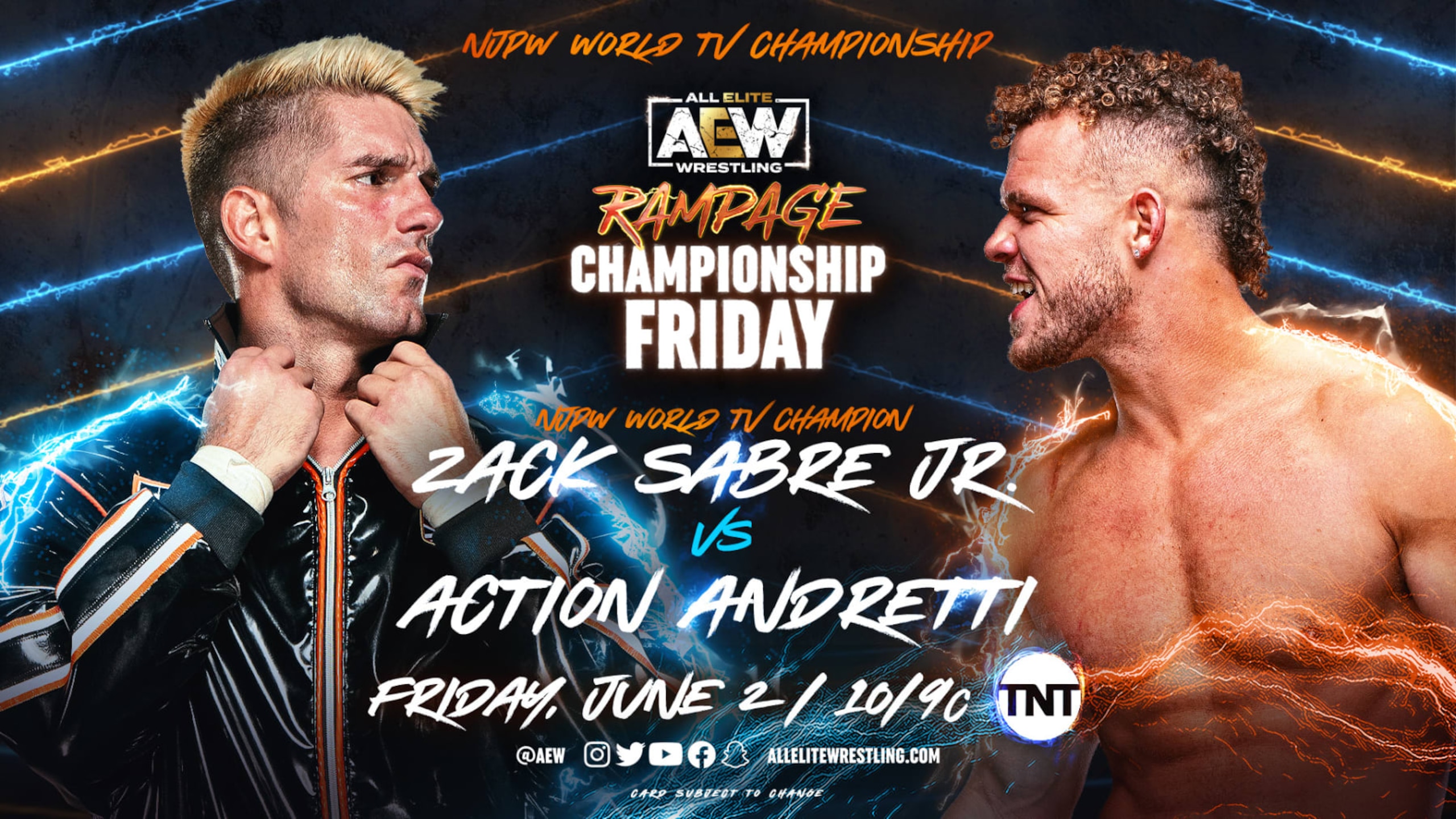 The NJPR TV title match.