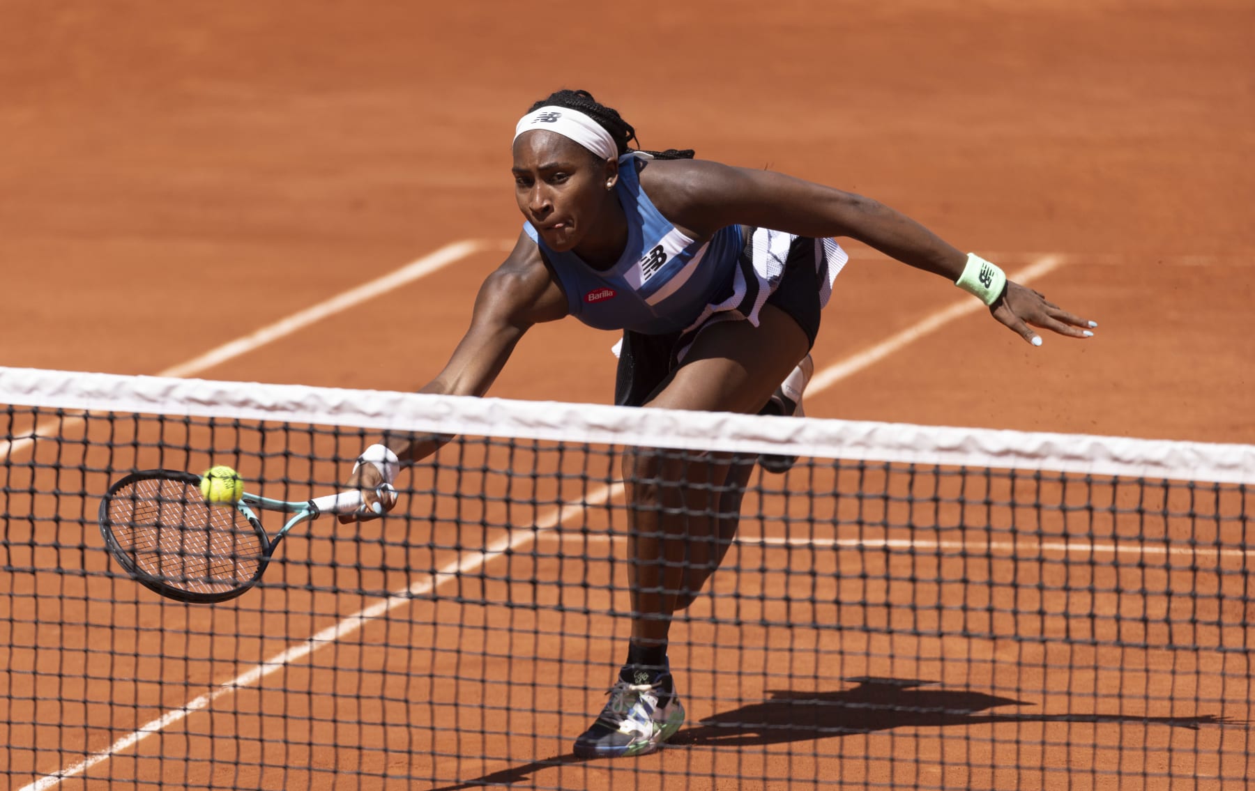 PARIS, FRANCE - JUNE 03: Coco Gauff of United States of America during the Women's Singles Third Round Match on Day Seven of the 2023 French Open at Roland Garros on June 03, 2023 in Paris, France. (Photo by Tnani Badreddine/DeFodi Images via Getty Images)