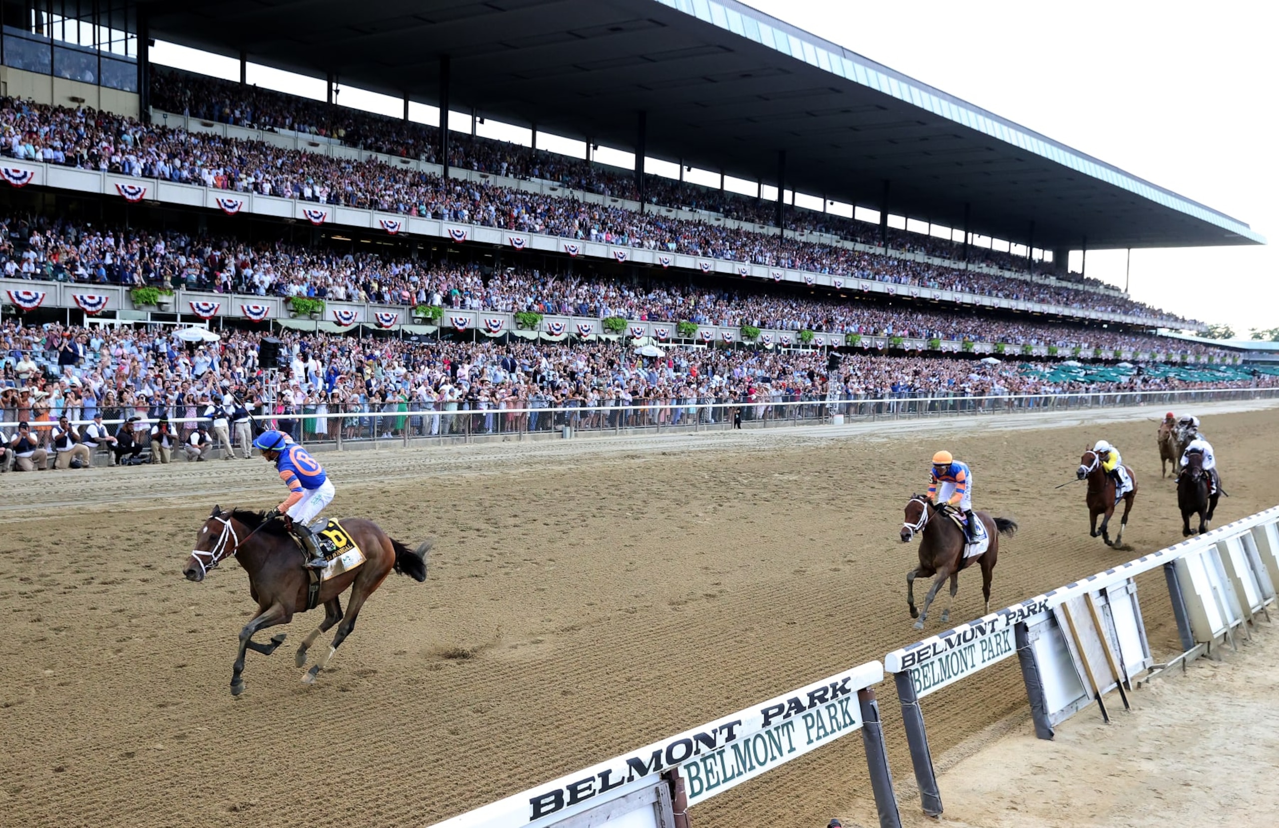 Mo Donegal winning the 2022 Belmont Stakes. Mo Donegal winning the 2022 Belmont Stakes.