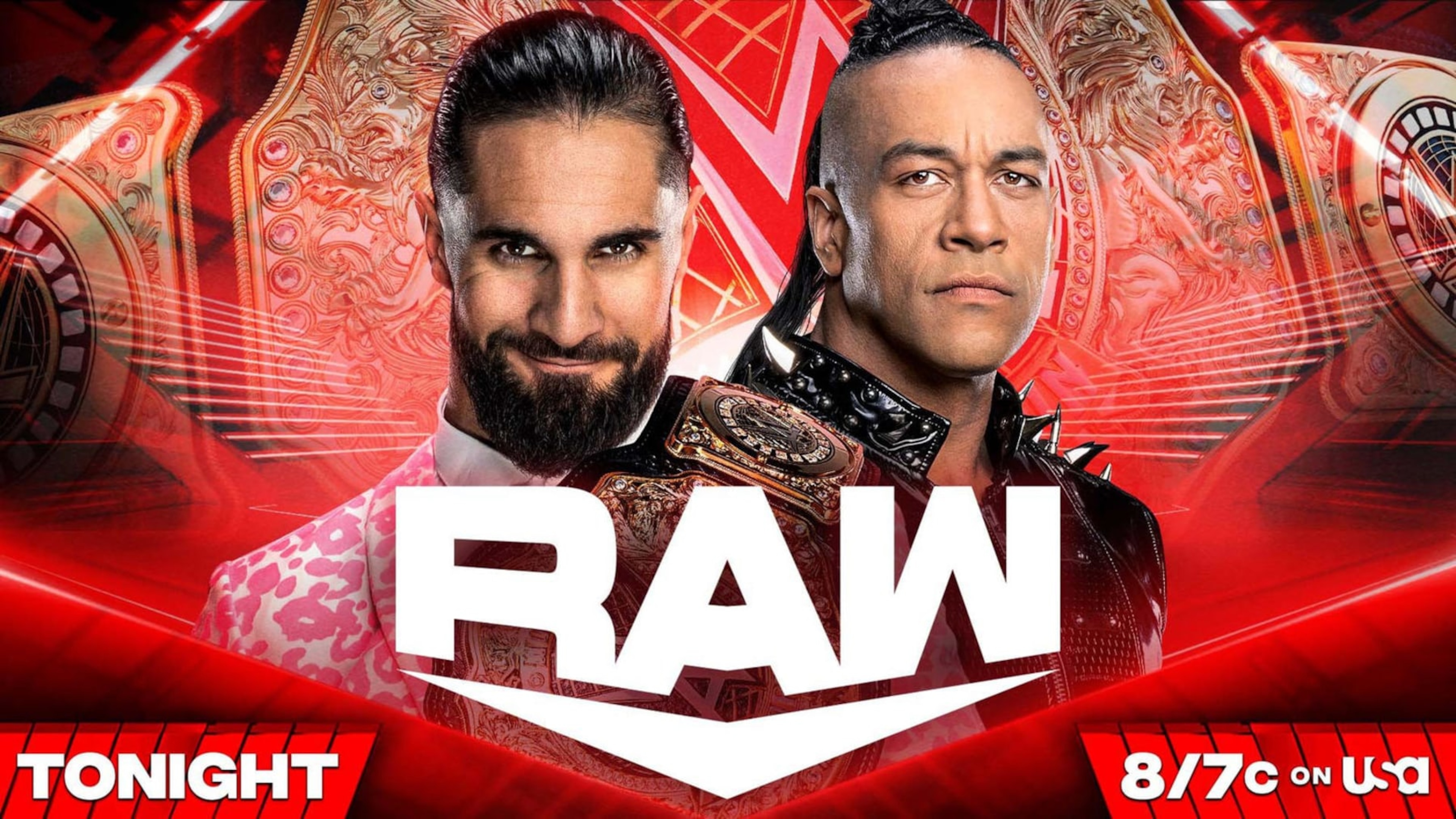 Seth Rollins and Damian Priest.