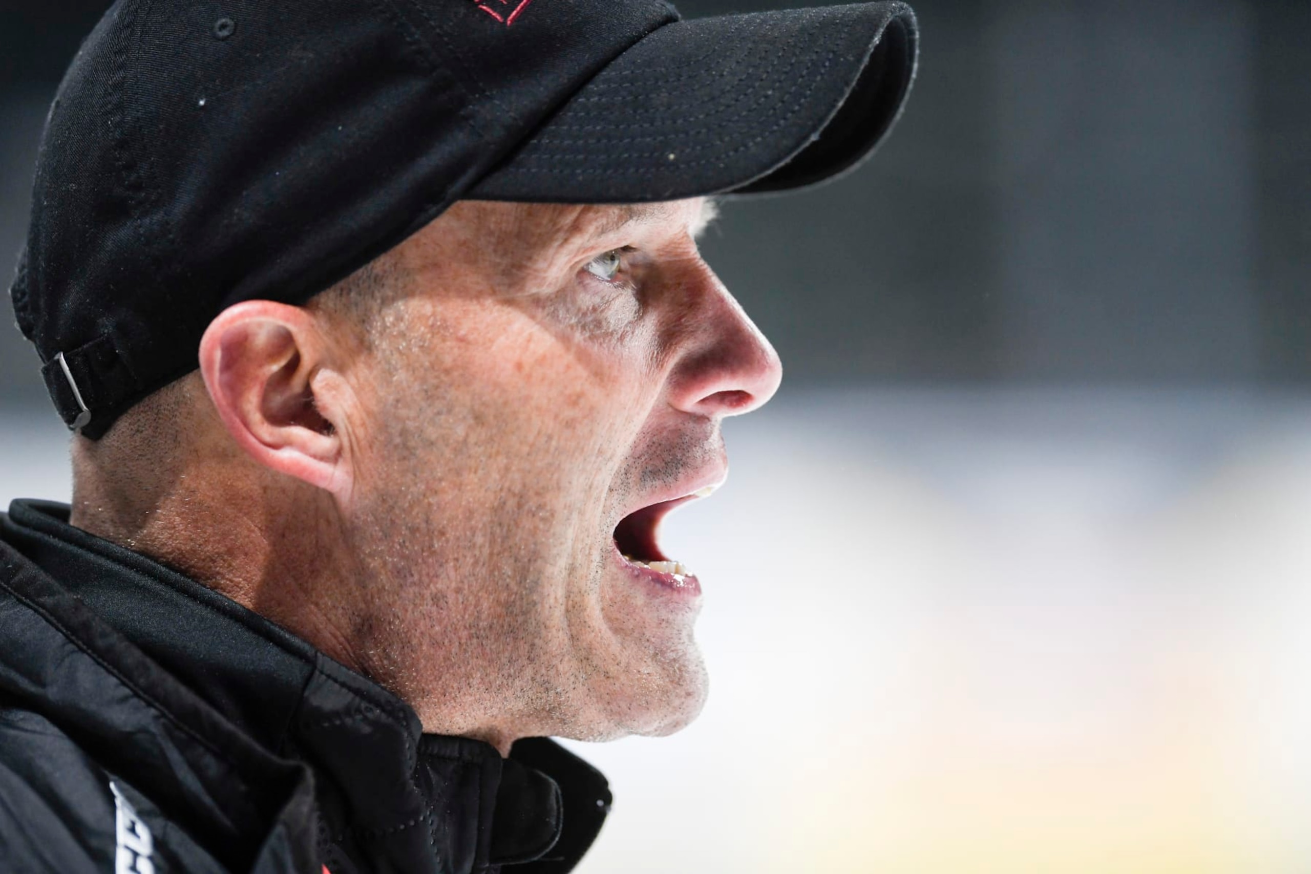 LOVELAND, CO - FEBRUARY 6: Colorado Eagles head coach Greg Cronin shouts during practice on Wednesday, February 6, 2019. (Photo by AAron Ontiveroz/MediaNews Group/The Denver Post via Getty Images)
