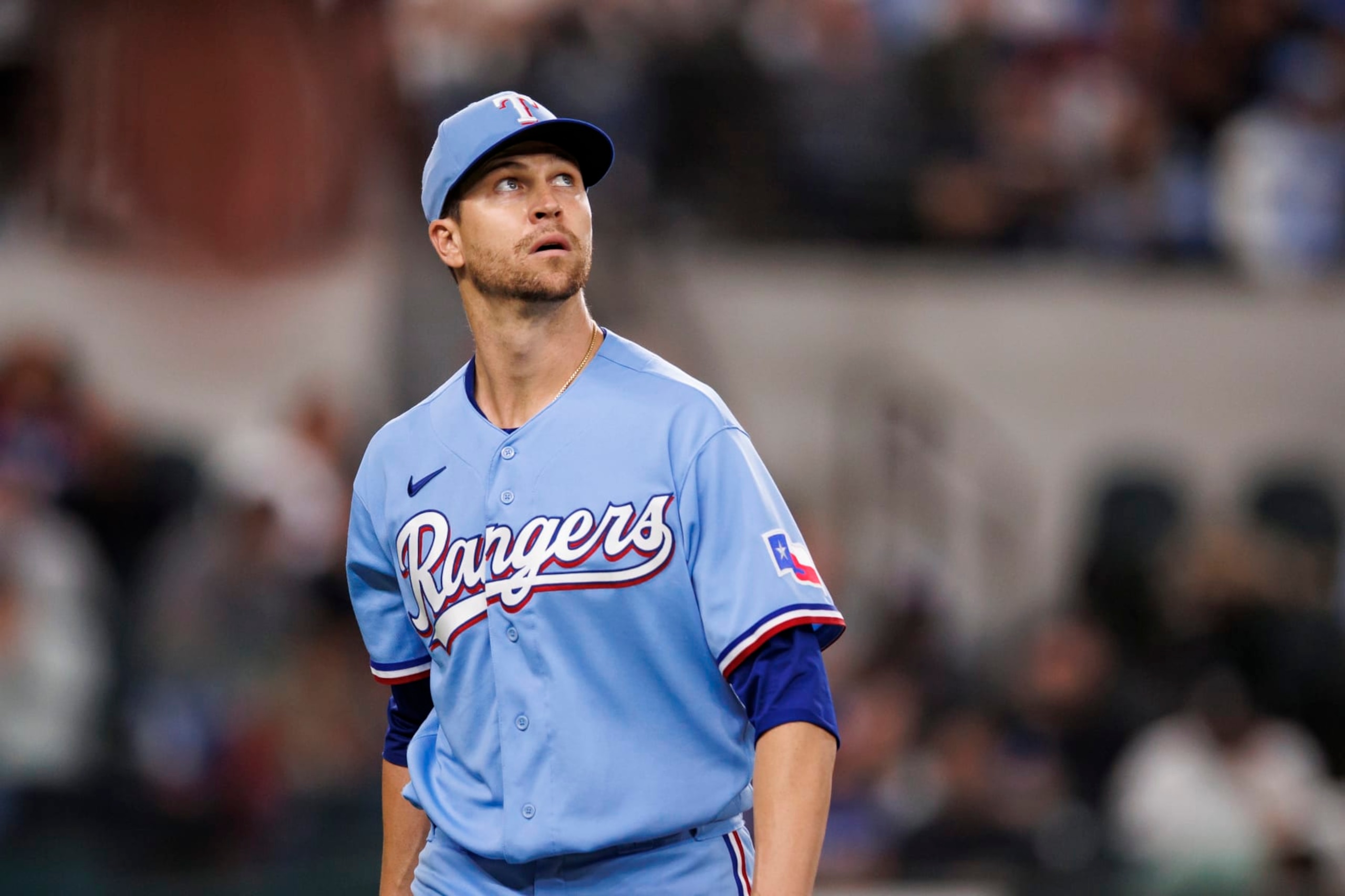 The Texas Rangers will be without their $185 million ace for a while.