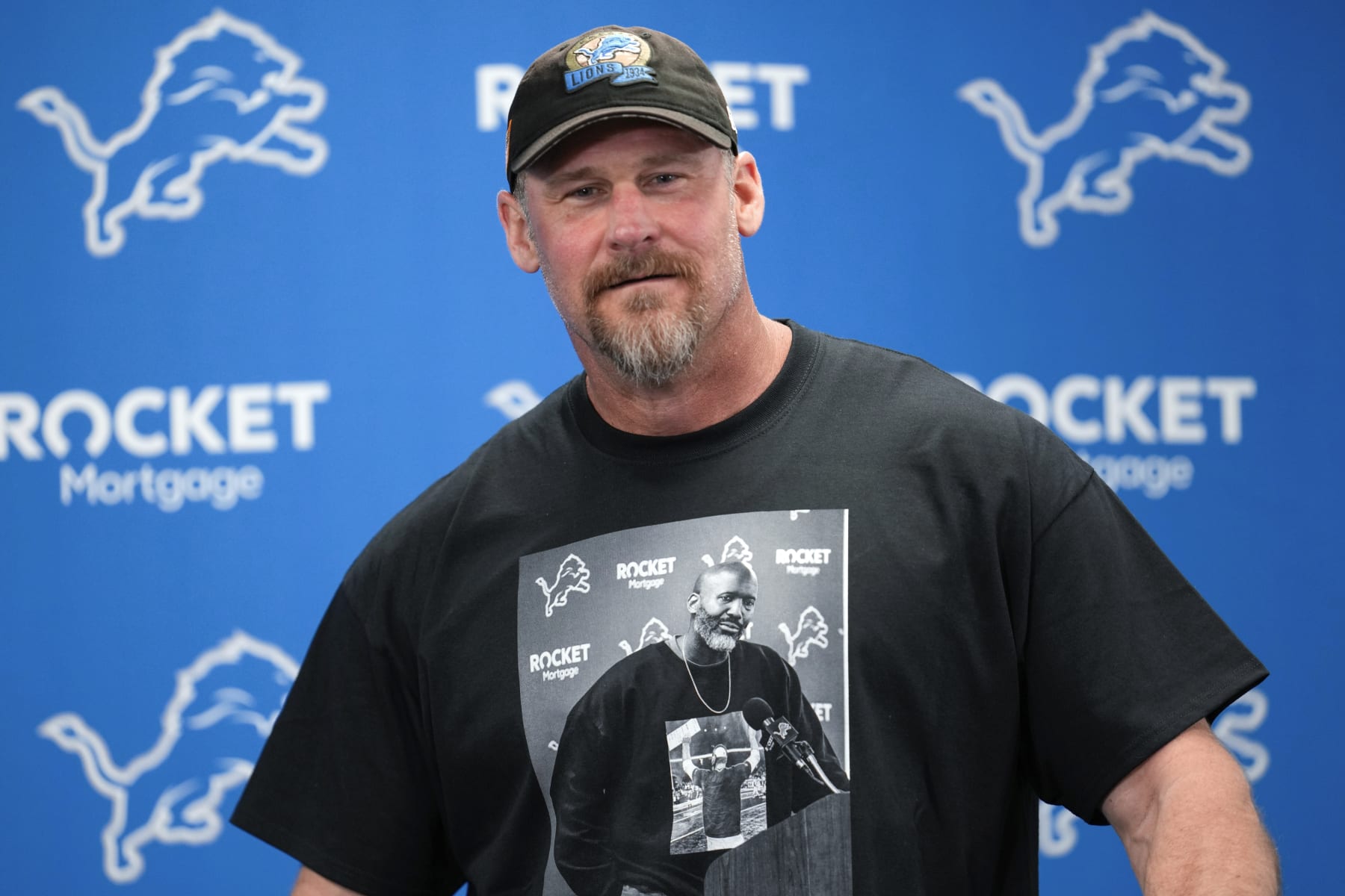 Detroit Lions head coach Dan Campbell