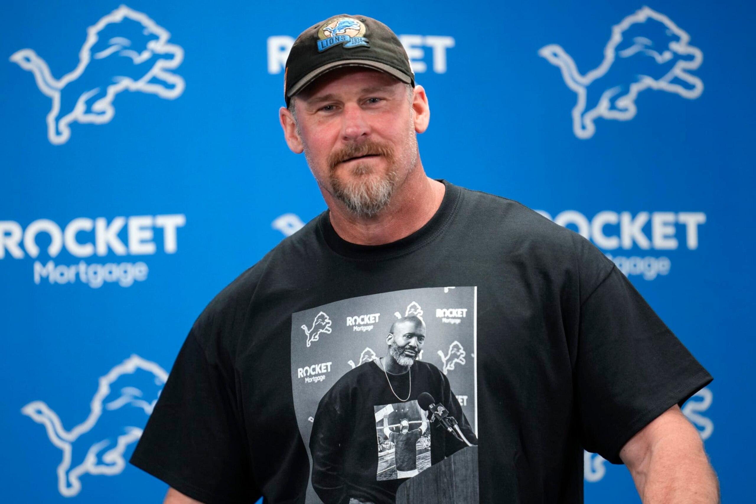 Detroit Lions head coach Dan Campbell
