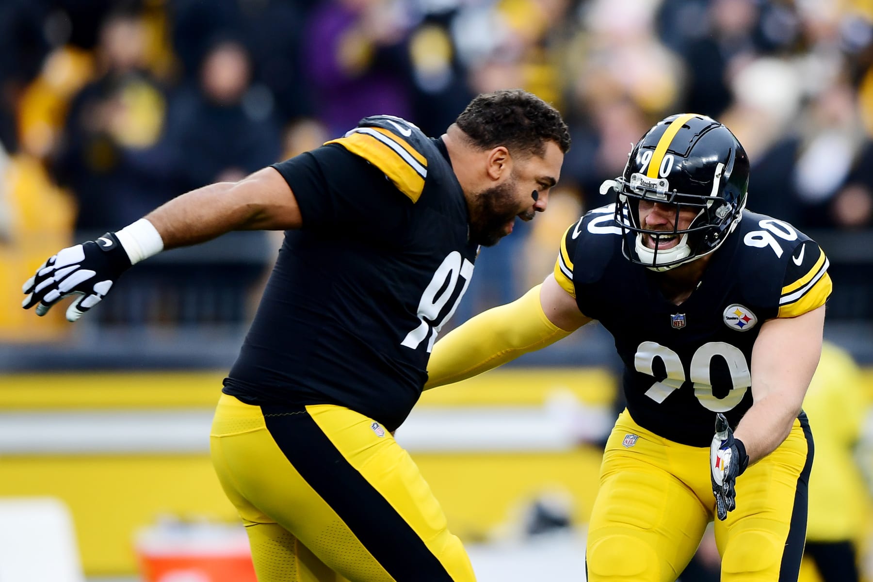 Cameron Heyward and T.J. Watt