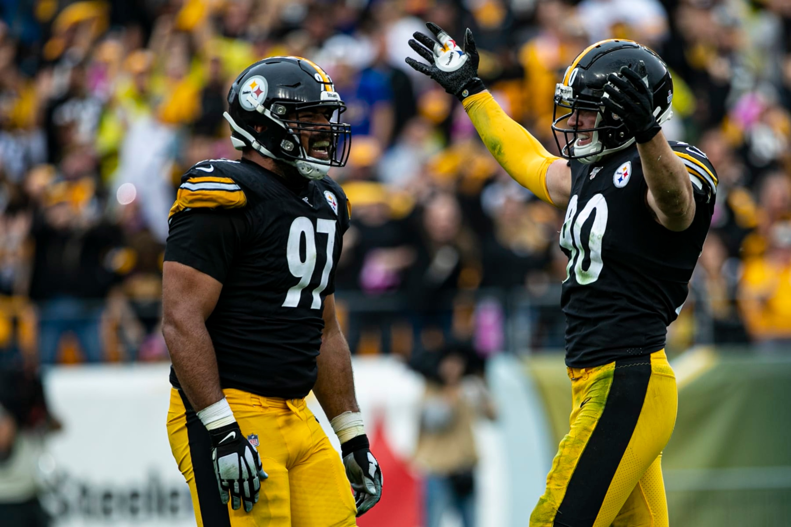 Cameron Heyward and T.J. Watt 