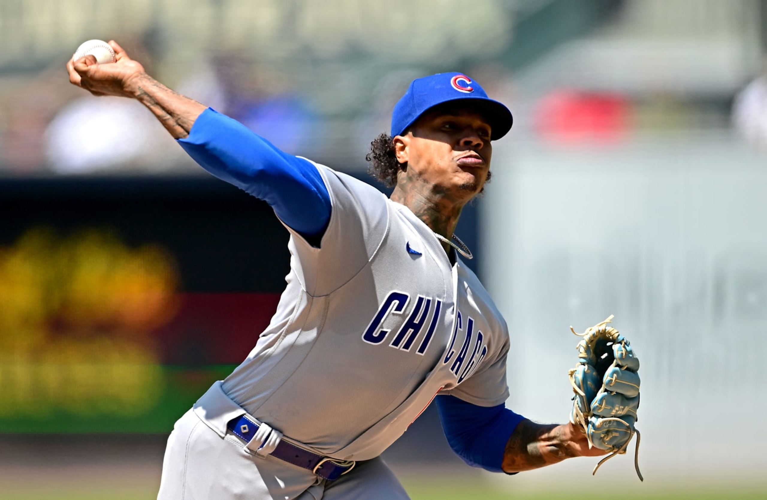 SAN DIEGO, CALIFORNIA - JUNE 4: Marcus Stroman #0 of the Chicago Cubs pitches in the first inning against the San Diego Padres at PETCO Park on June 4, 2023 in San Diego, California. (Photo by Jayne Kamin-Oncea/Getty Images)