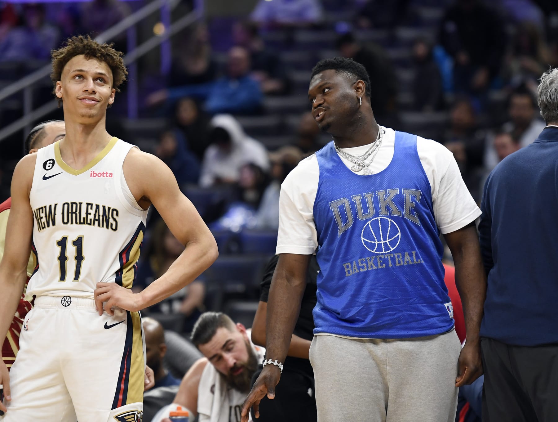 Dyson Daniels and Zion Williamson