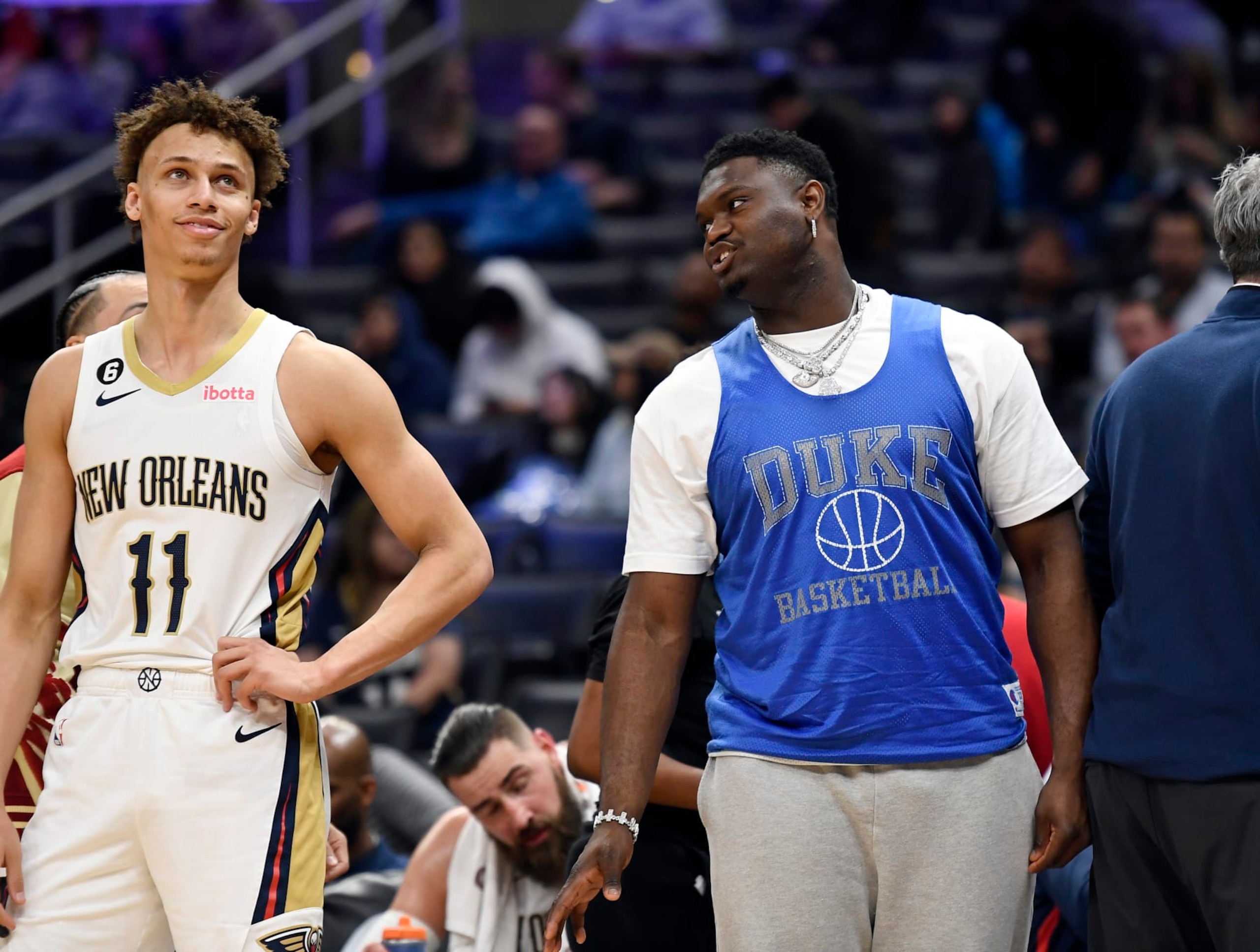 Dyson Daniels and Zion Williamson