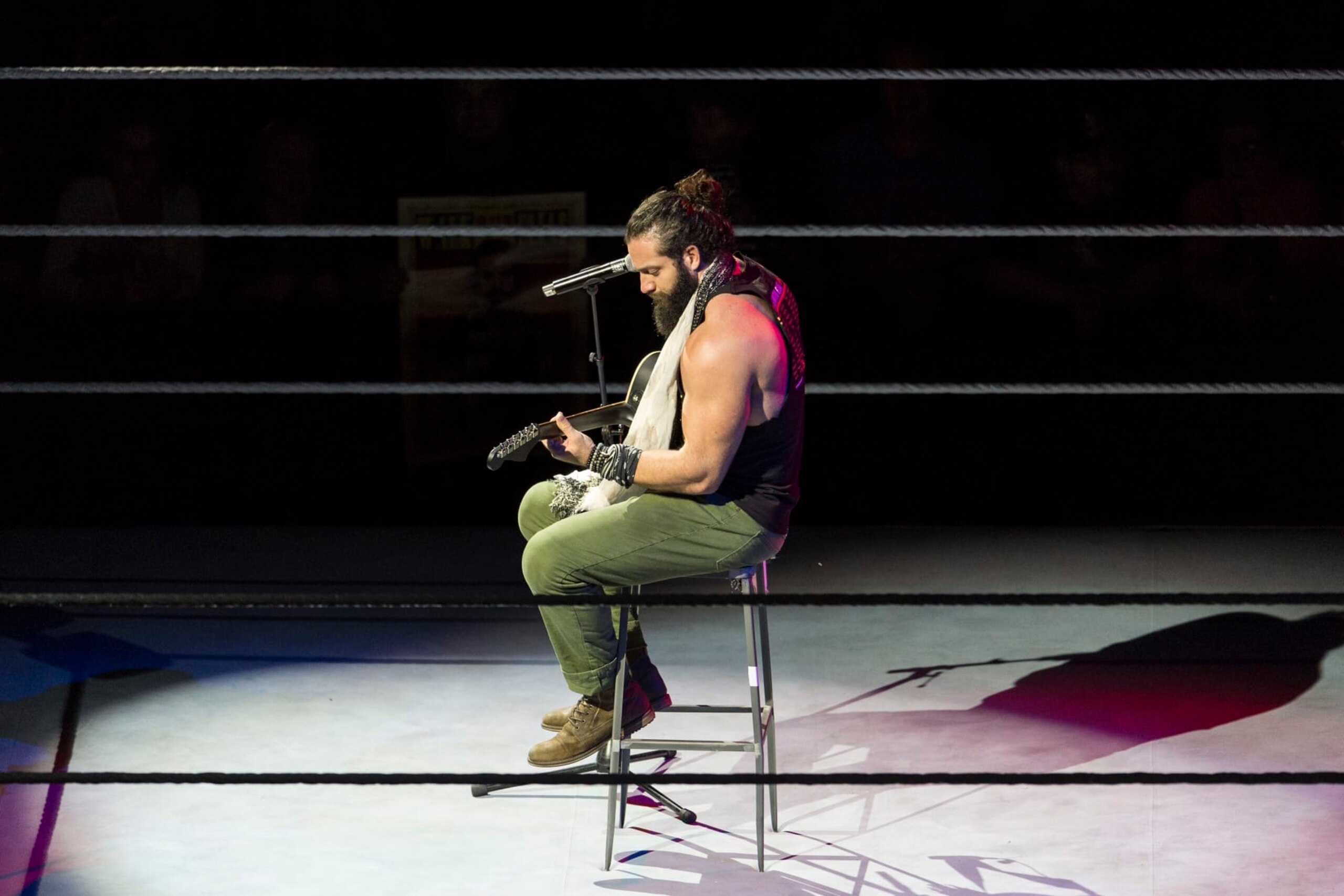 COLOGNE, GERMANY - NOVEMBER 07: Elias during the WWE Live Show at Lanxess Arena on November 7, 2018 in Cologne, Germany. (Photo by Marc Pfitzenreuter/Getty Images)