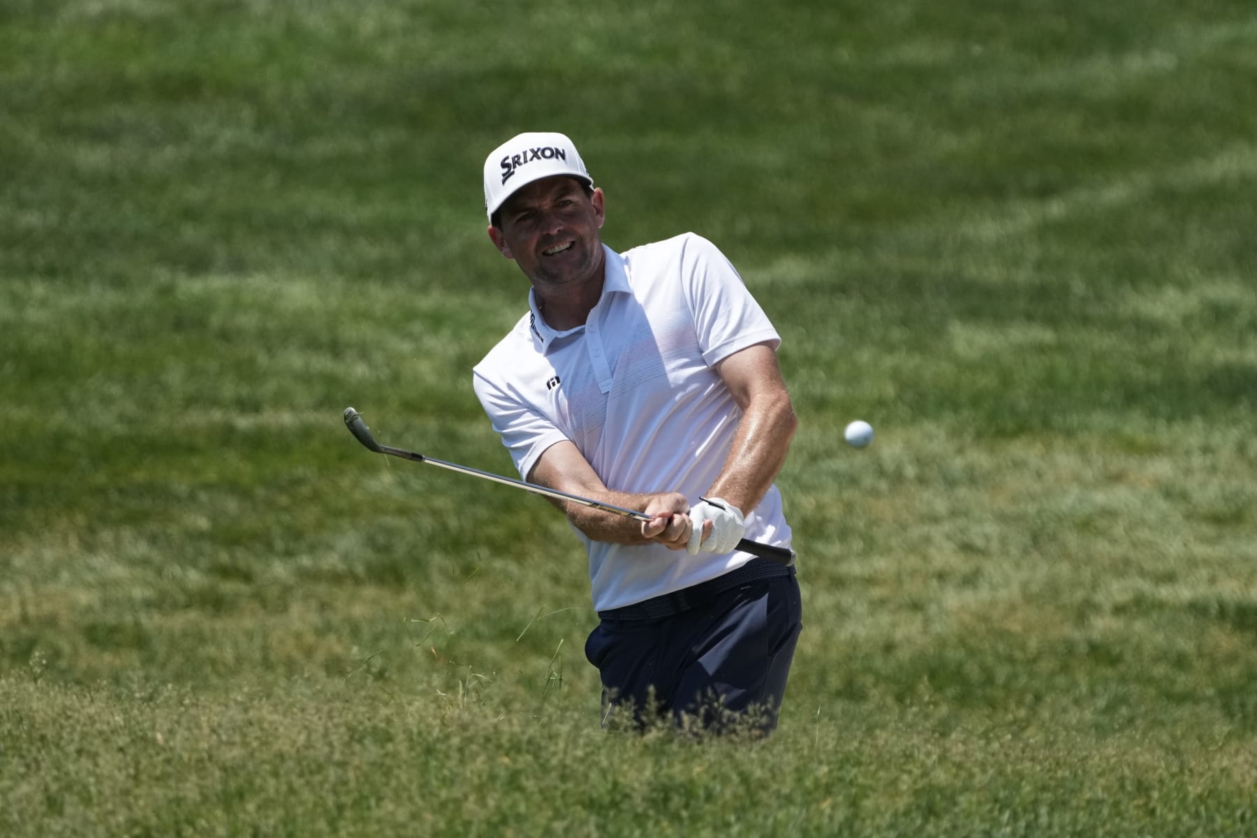 DUBLIN, OHIO - JUNE 04: Keegan Bradley of the United States hits on the first fairway during the final round of the Memorial Tournament presented by Workday at Muirfield Village Golf Club on June 04, 2023 in Dublin, Ohio. (Photo by Dylan Buell/Getty Images)