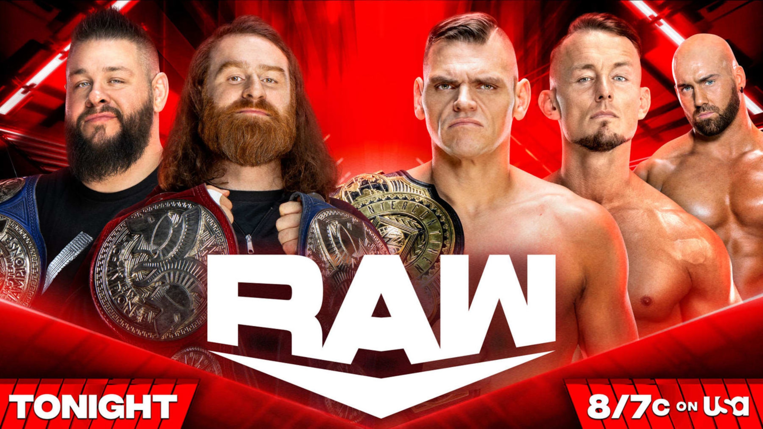 Owens, Zayn, Gunther, Kaiser and Vinci.