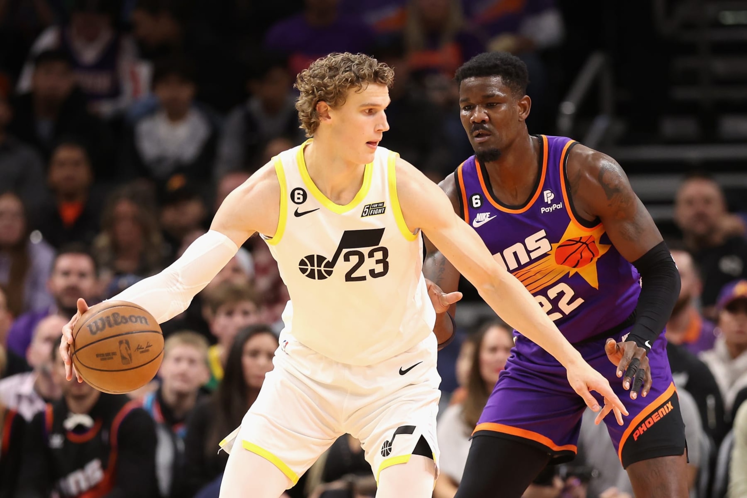 Lauri Markkanen and Deandre Ayton