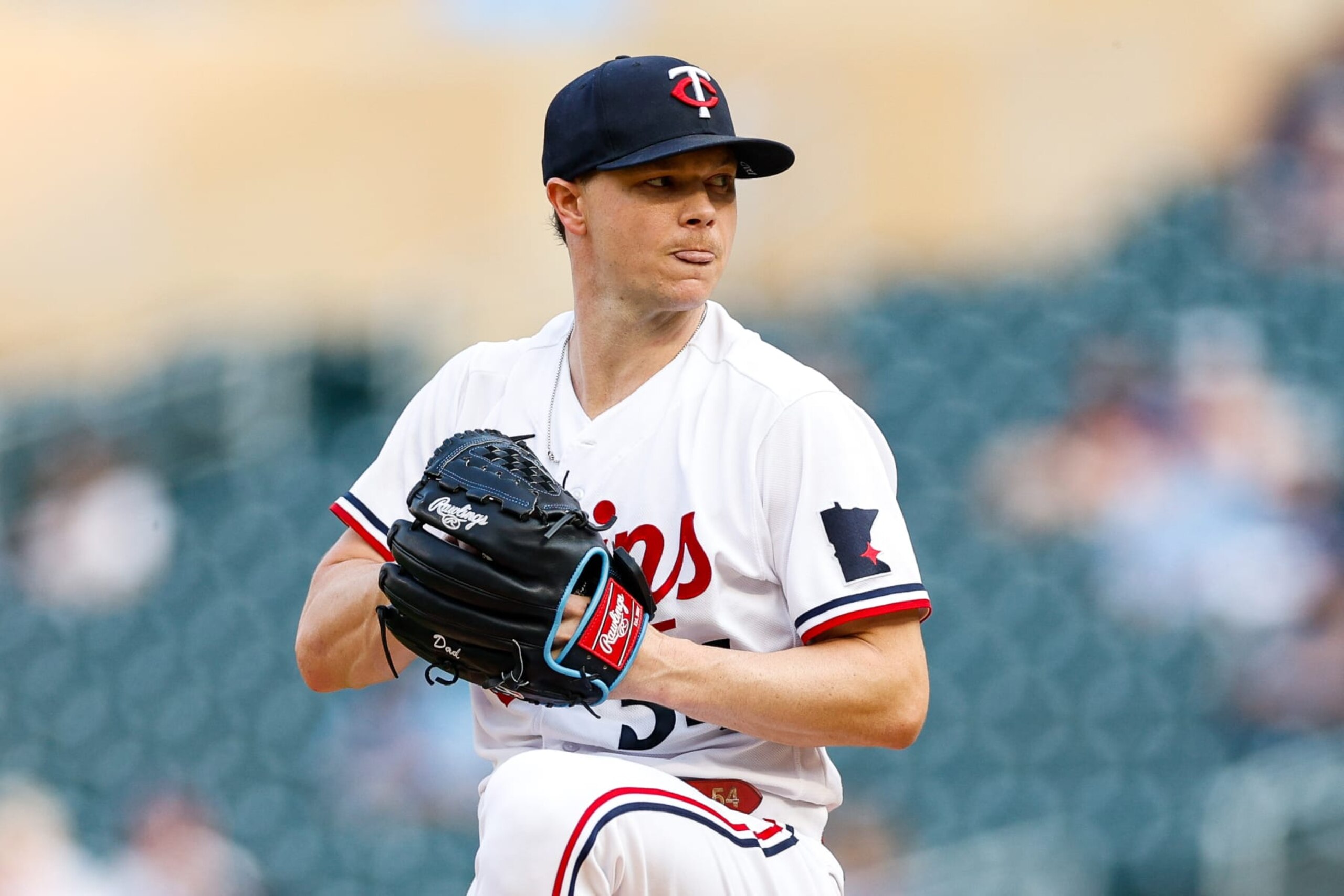 MINNEAPOLIS, MN - MAY 23: Sonny Gray #54 of the Minnesota Twins delivers a pitch against the San Francisco Giants in the first inning at Target Field on May 23, 2023 in Minneapolis, Minnesota. The Giants defeated the Twins 4-3. (Photo by David Berding/Getty Images)