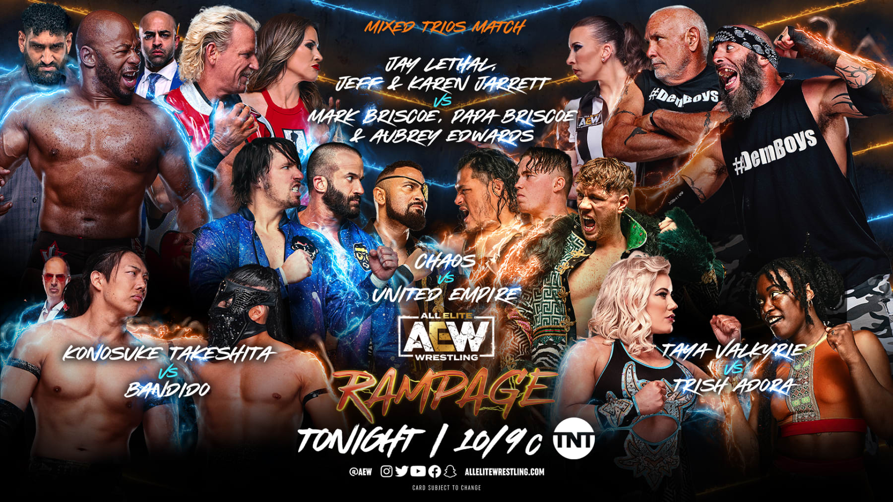 Rampage lineup.