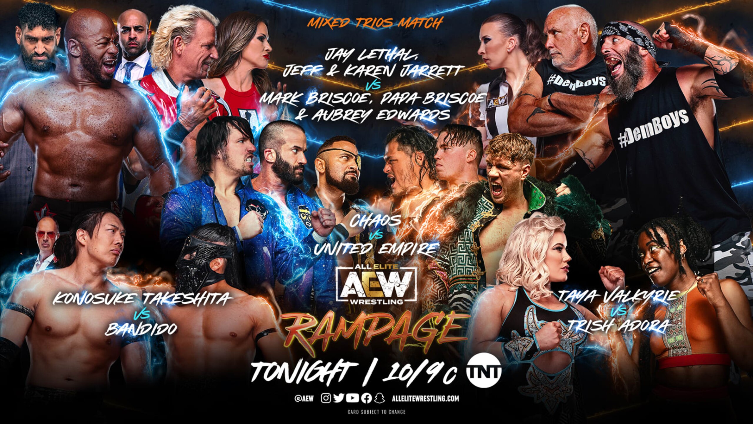 Rampage lineup.