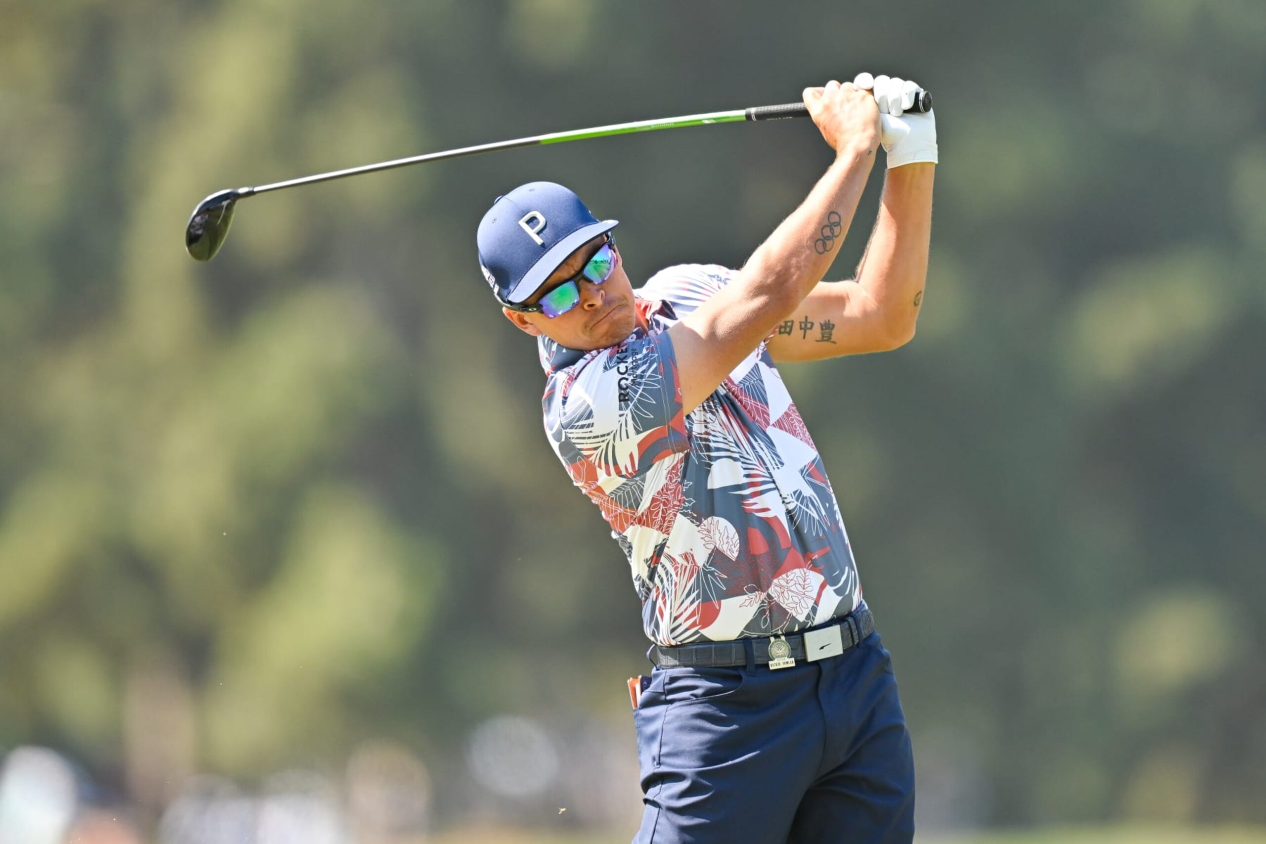 LOS ANGELES, CALIFORNIA - JUNE 16: Rickie Fowler tees off on the eighth hole during the second round of the 123rd U.S. Open Championship at The Los Angeles Country Club (North Course) on June 16, 2023 in Los Angeles, California. (Photo by Ben Jared/PGA TOUR via Getty Images) LOS ANGELES, CALIFORNIA - JUNE 16: Rickie Fowler tees off on the eighth hole during the second round of the 123rd U.S. Open Championship at The Los Angeles Country Club (North Course) on June 16, 2023 in Los Angeles, California. (Photo by Ben Jared/PGA TOUR via Getty Images)