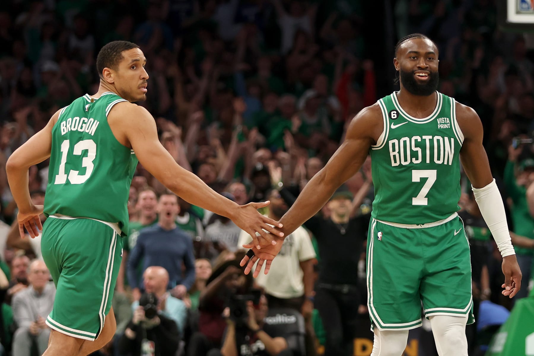 Malcolm Brogdon and Jaylen Brown