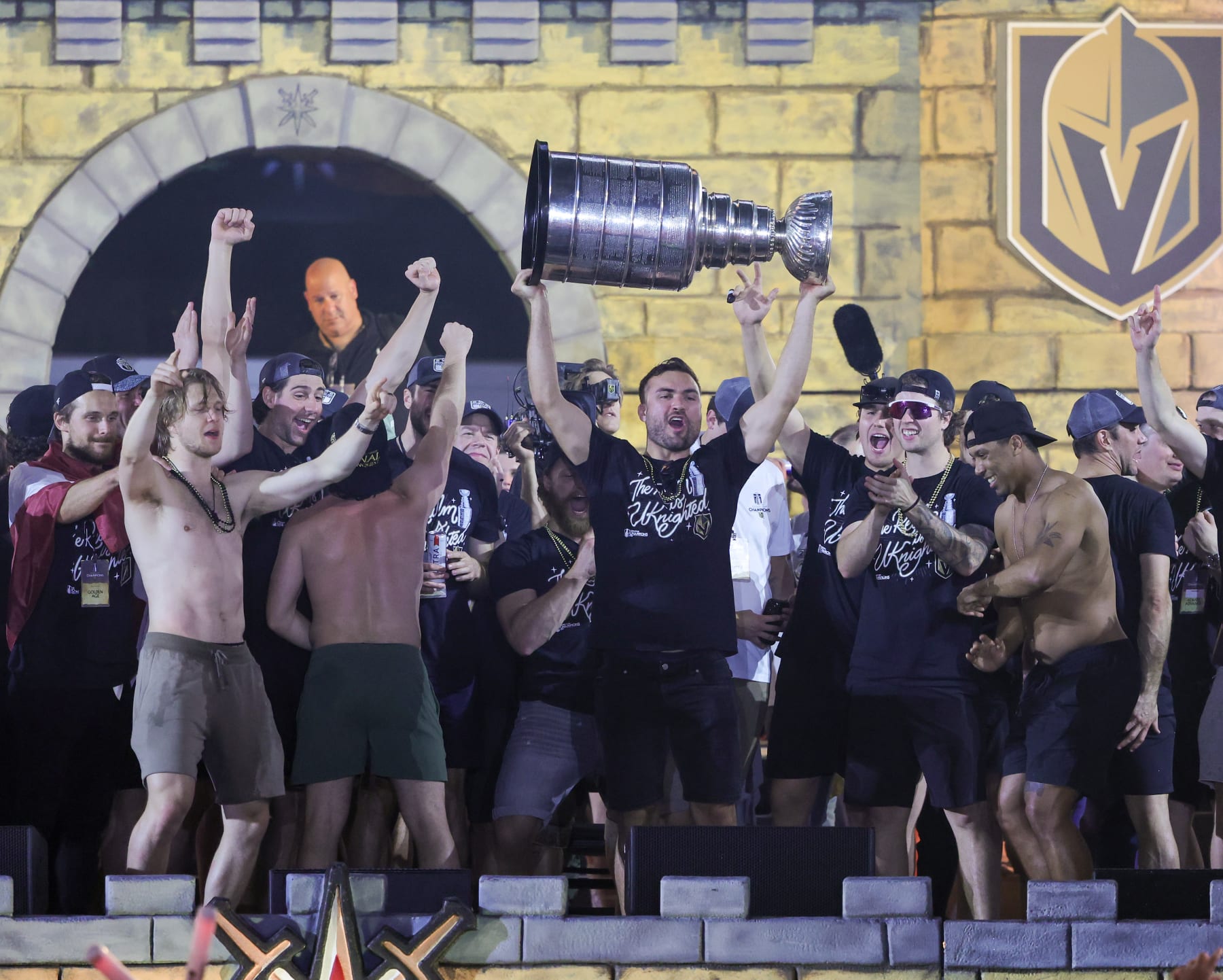 The party is still going strong for the Vegas Golden Knights after their Stanley Cup win.