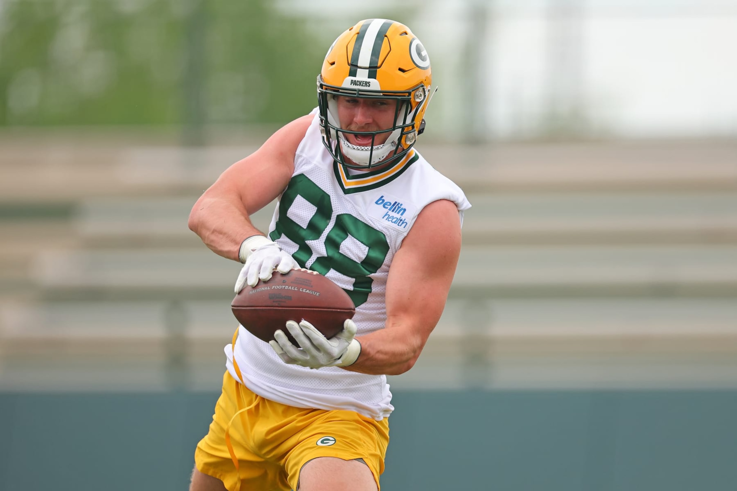 Packers tight end Luke Musgrave