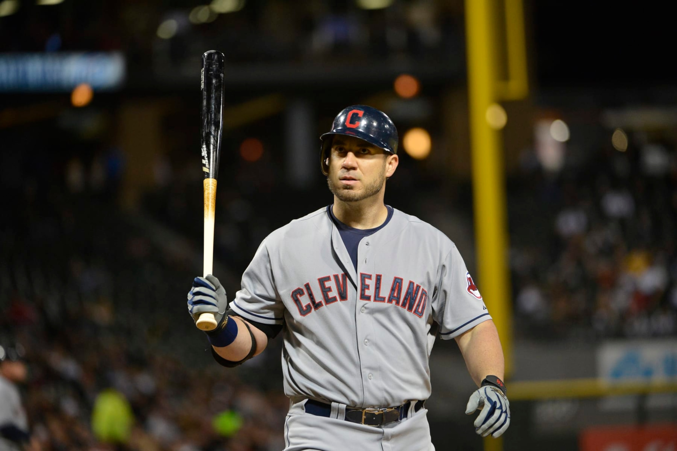 CHICAGO, IL - SEPTEMBER 26:  Travis Hafner #48 of the Cleveland Indians bats against the Chicago White Sox at U.S. Cellular Field on September 26, 2012 in Chicago, Illinois. The Indians defeated the White Sox 6-4.  (Photo by Brian D. Kersey/Getty Images)