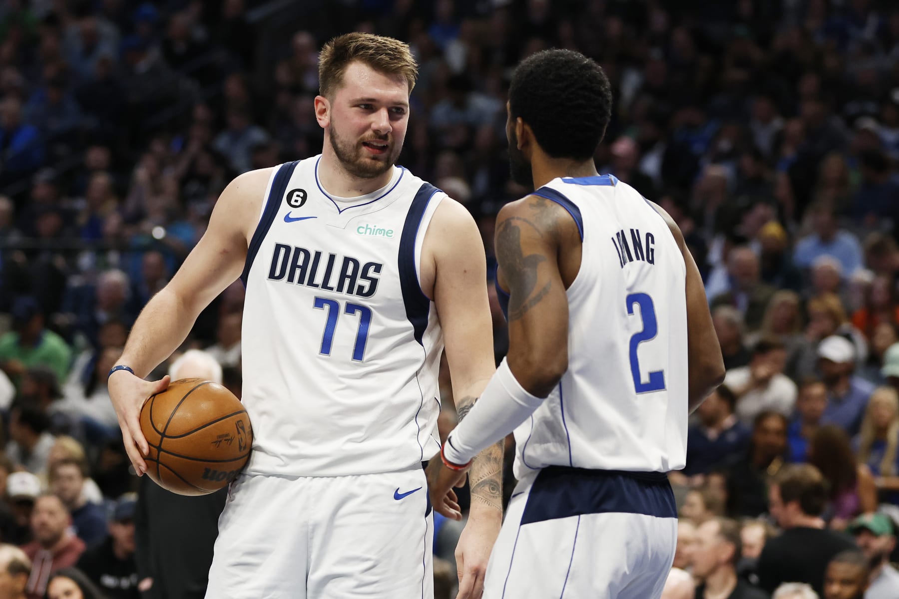 Luka DonÄiÄ and Kyrie Irving