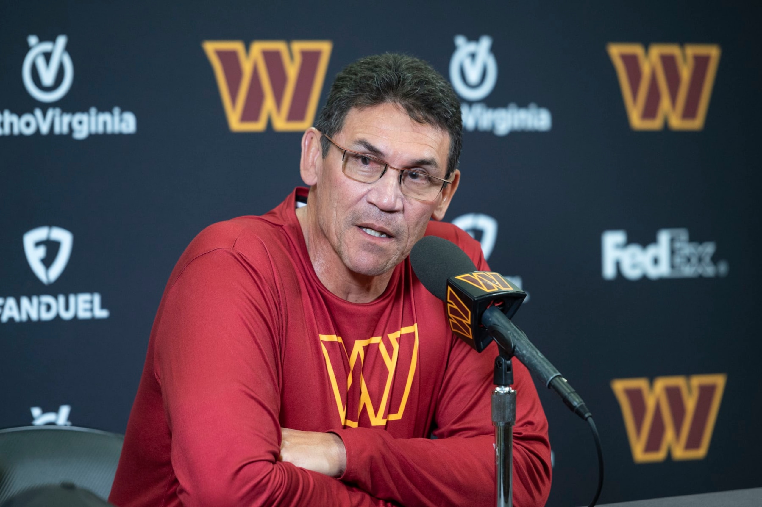Commanders head coach Ron Rivera Commanders head coach Ron Rivera