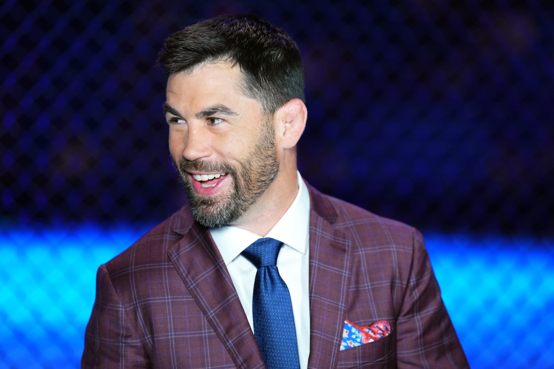 PERTH, AUSTRALIA - FEBRUARY 12: Dominick Cruz anchors the broadcast during the UFC 284 event at RAC Arena on February 12, 2023 in Perth, Australia. (Photo by Chris Unger/Zuffa LLC via Getty Images) PERTH, AUSTRALIA - FEBRUARY 12: Dominick Cruz anchors the broadcast during the UFC 284 event at RAC Arena on February 12, 2023 in Perth, Australia. (Photo by Chris Unger/Zuffa LLC via Getty Images)