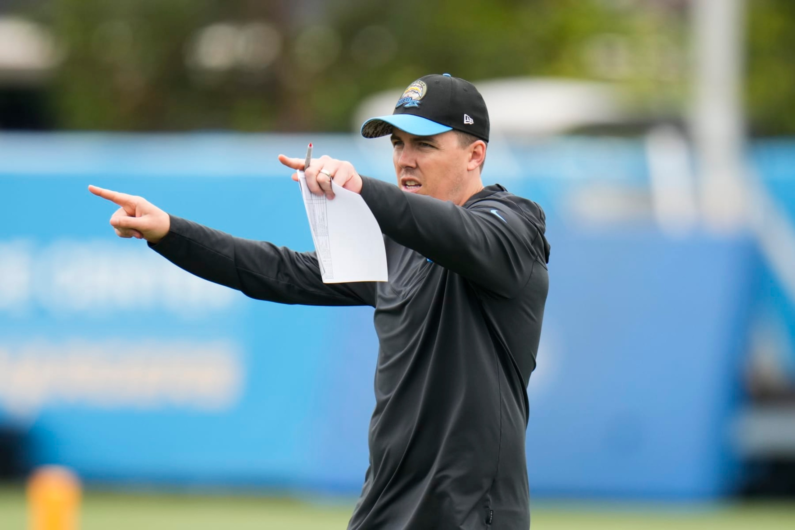 Chargers offensive coordinator Kellen Moore Chargers offensive coordinator Kellen Moore
