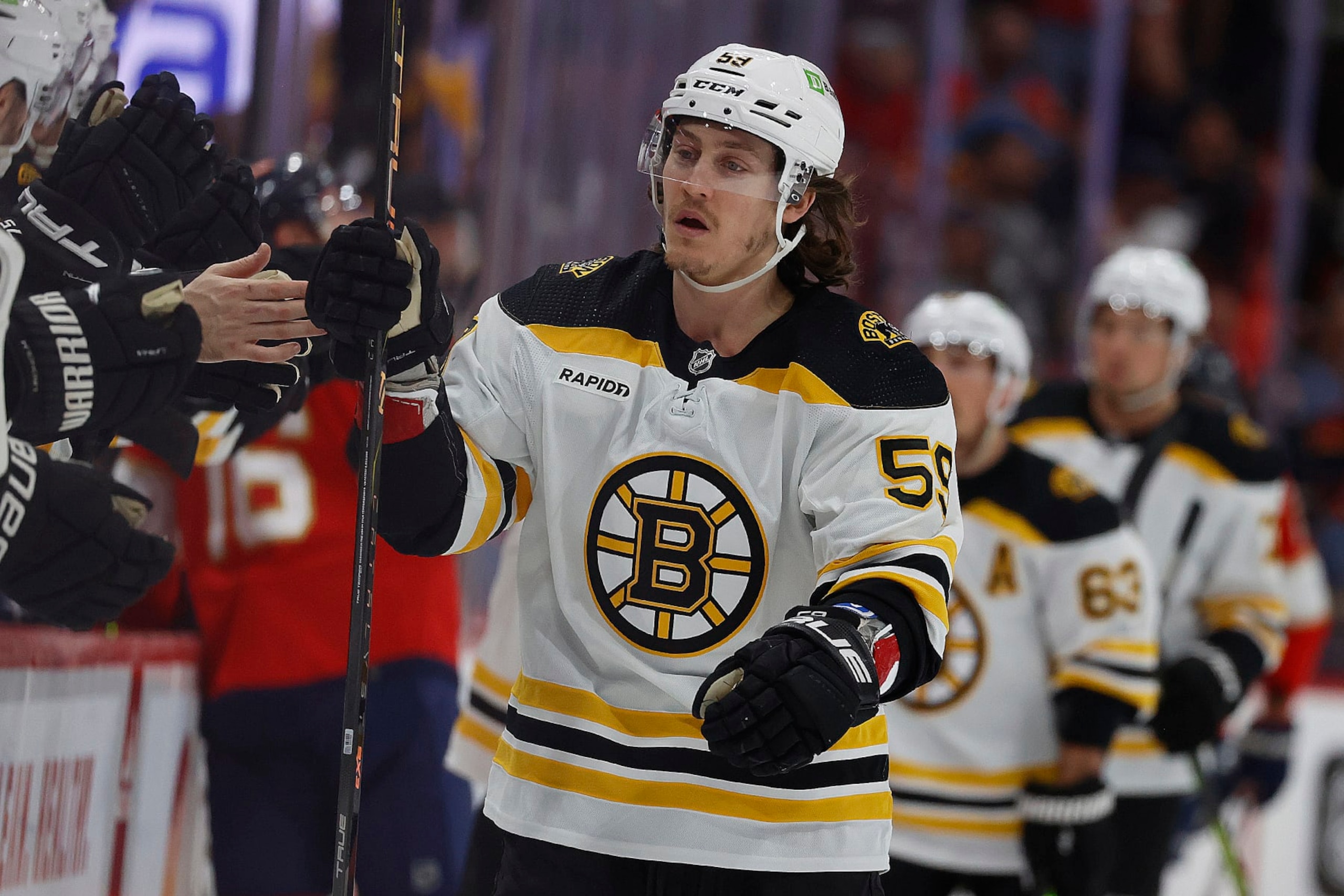 Boston Bruins winger Tyler Bertuzzi