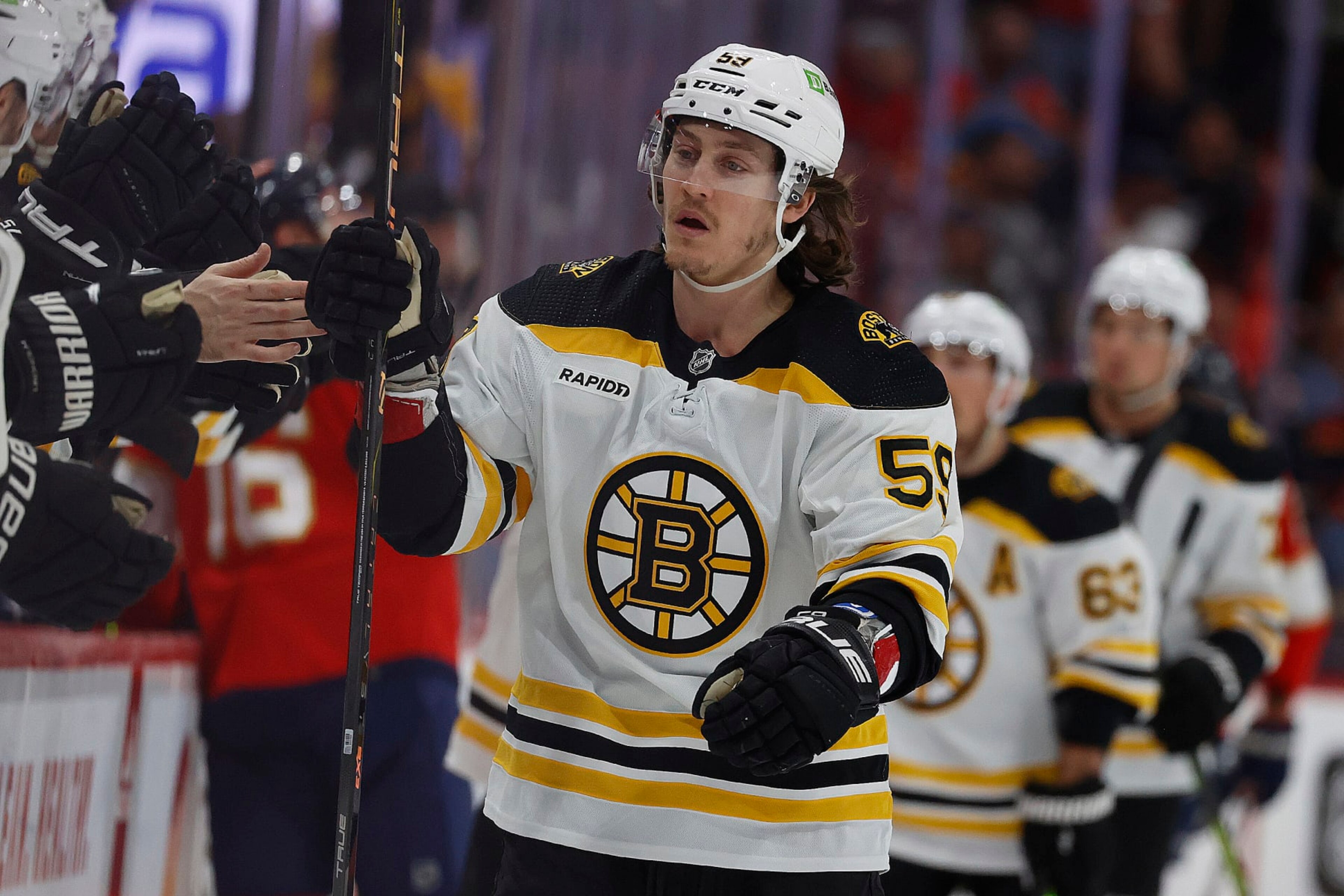 Boston Bruins winger Tyler Bertuzzi
