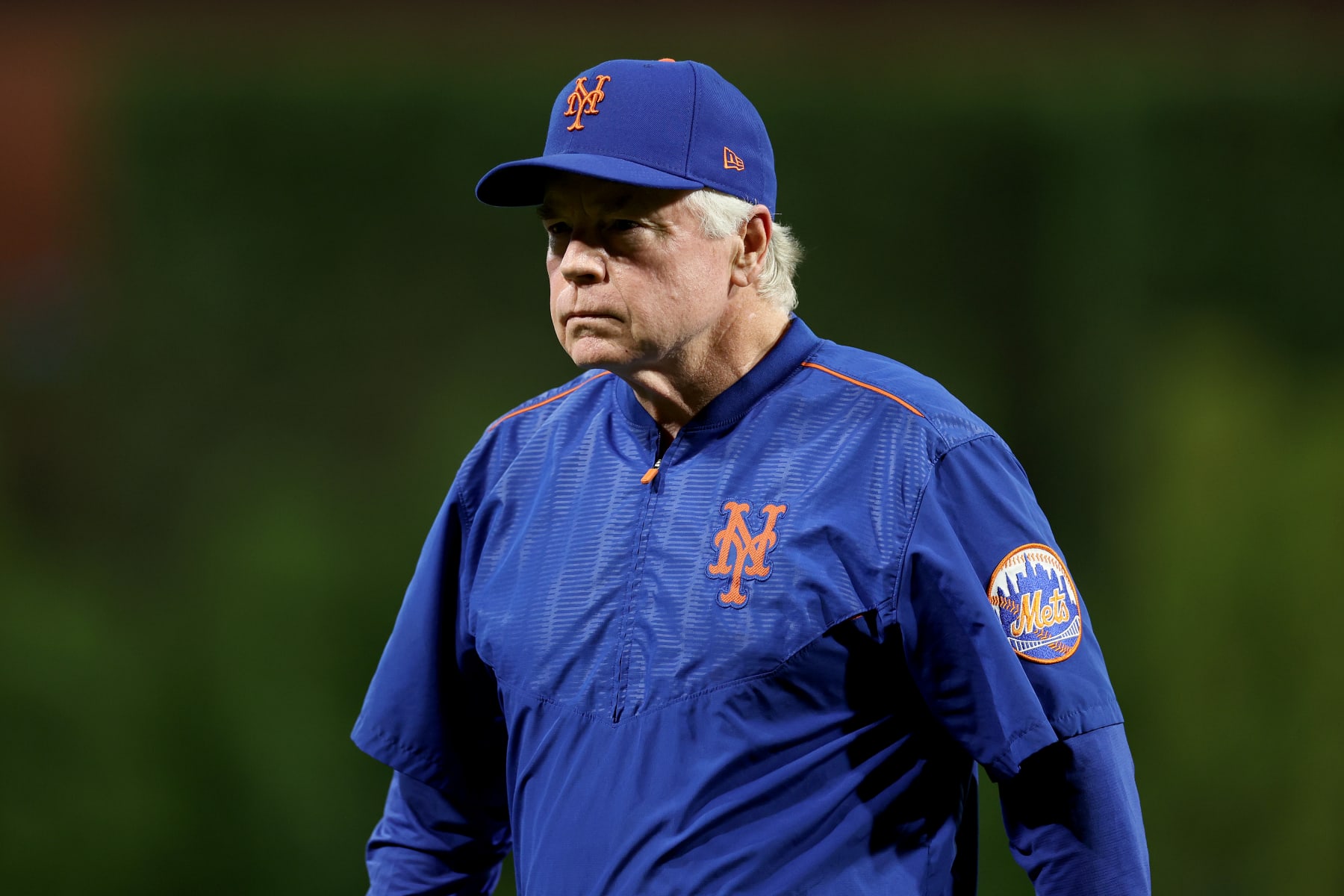 PHILADELPHIA, PENNSYLVANIA - JUNE 23: Buck Showalter #11 of the New York Mets looks on during the sixth inning against the Philadelphia Phillies at Citizens Bank Park on June 23, 2023 in Philadelphia, Pennsylvania. (Photo by Tim Nwachukwu/Getty Images)