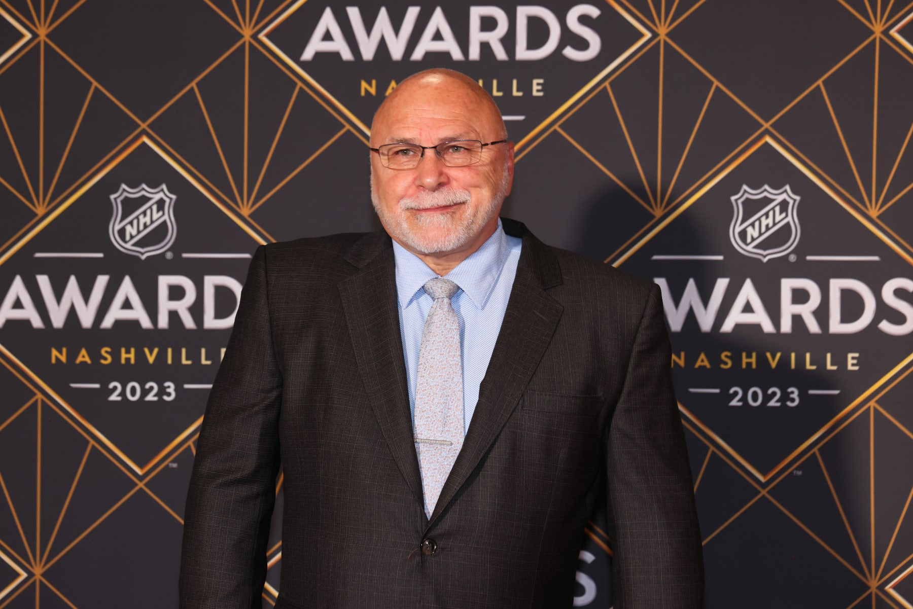 NASHVILLE, TENNESSEE - JUNE 26: General Manager Barry Trotz of the Nashville Predators is seen on the Red Carpet before the 2023 NHL Awards at Bridgestone Arena on June 26, 2023 in Nashville, Tennessee. (Photo by Bruce Bennett/Getty Images)