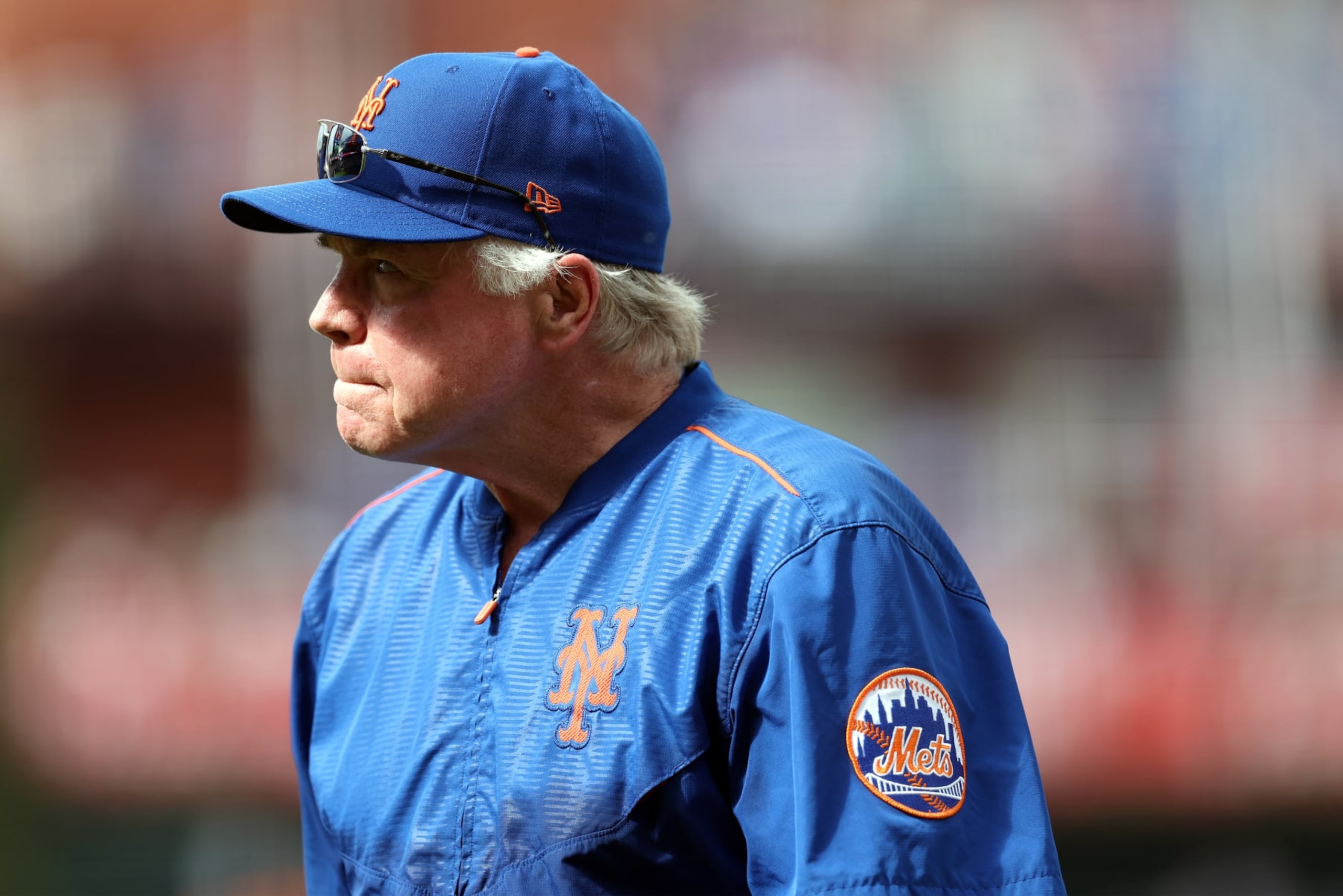 PHILADELPHIA, PENNSYLVANIA - JUNE 25: Buck Showalter #11 of the New York Mets looks on during the eighth inning against the Philadelphia Phillies at Citizens Bank Park on June 25, 2023 in Philadelphia, Pennsylvania. (Photo by Tim Nwachukwu/Getty Images)