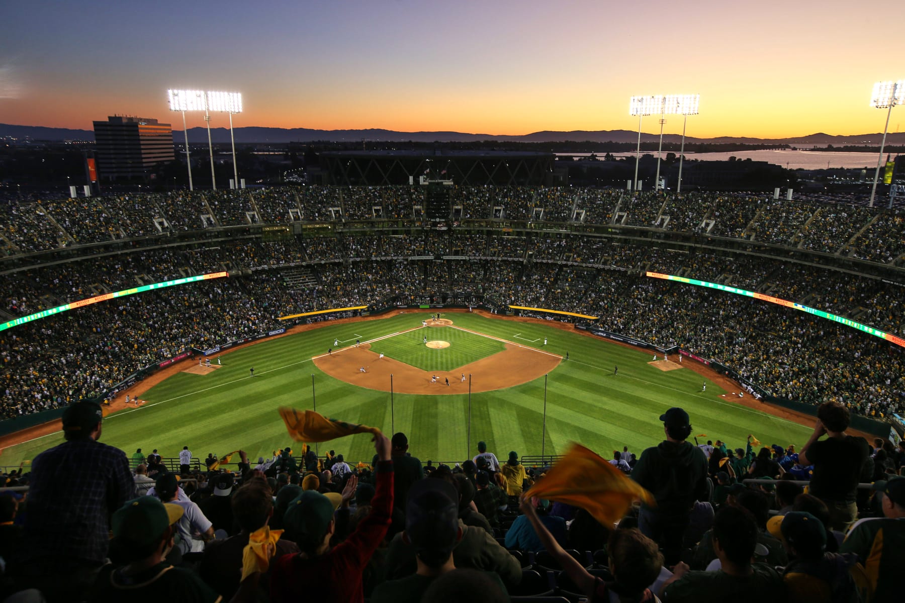 View from Mount Davis, October 2, 2019. 54,005 fans set the record for an MLB Wild Card Game. 