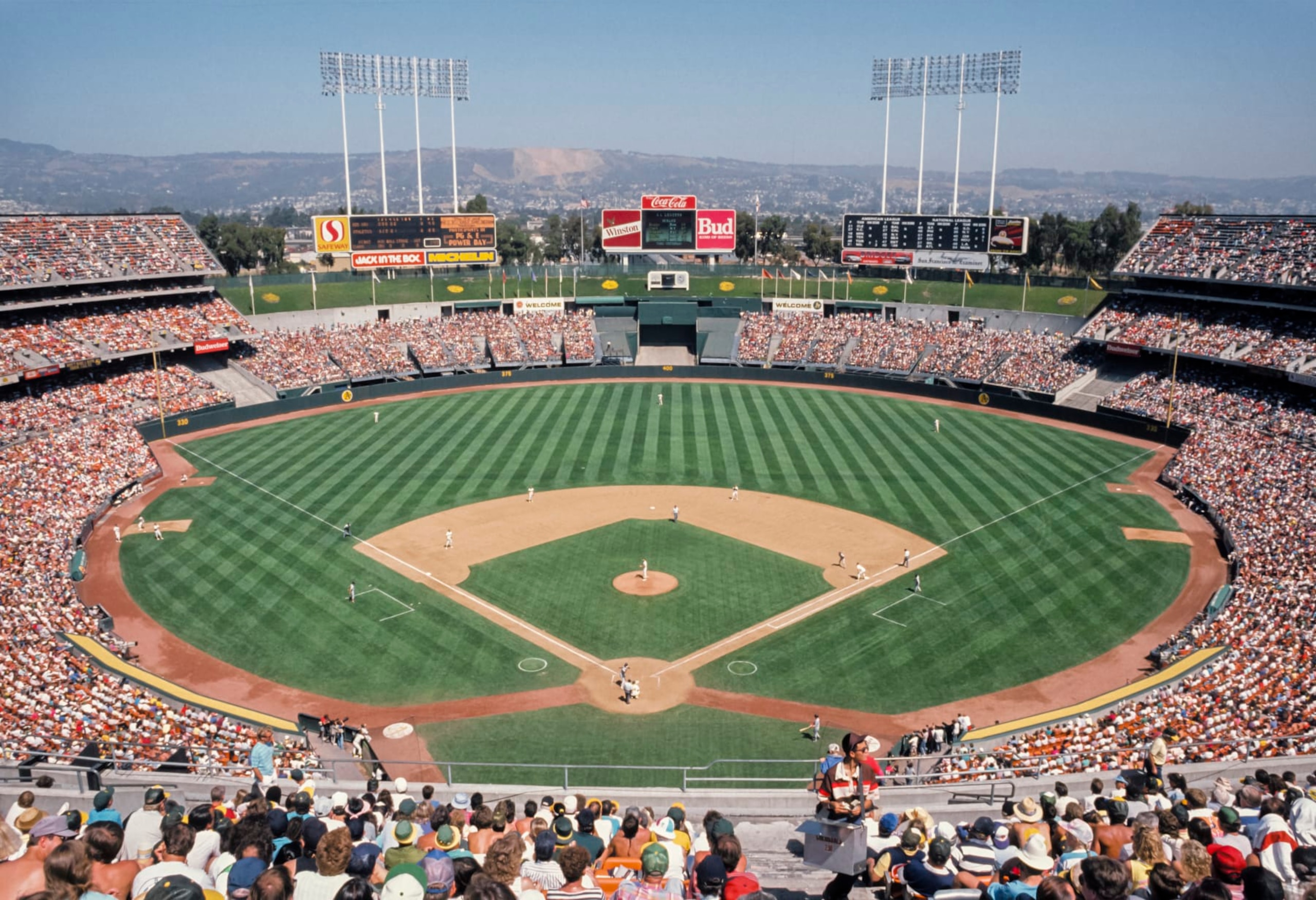 Oakland Coliseum, May 1989.