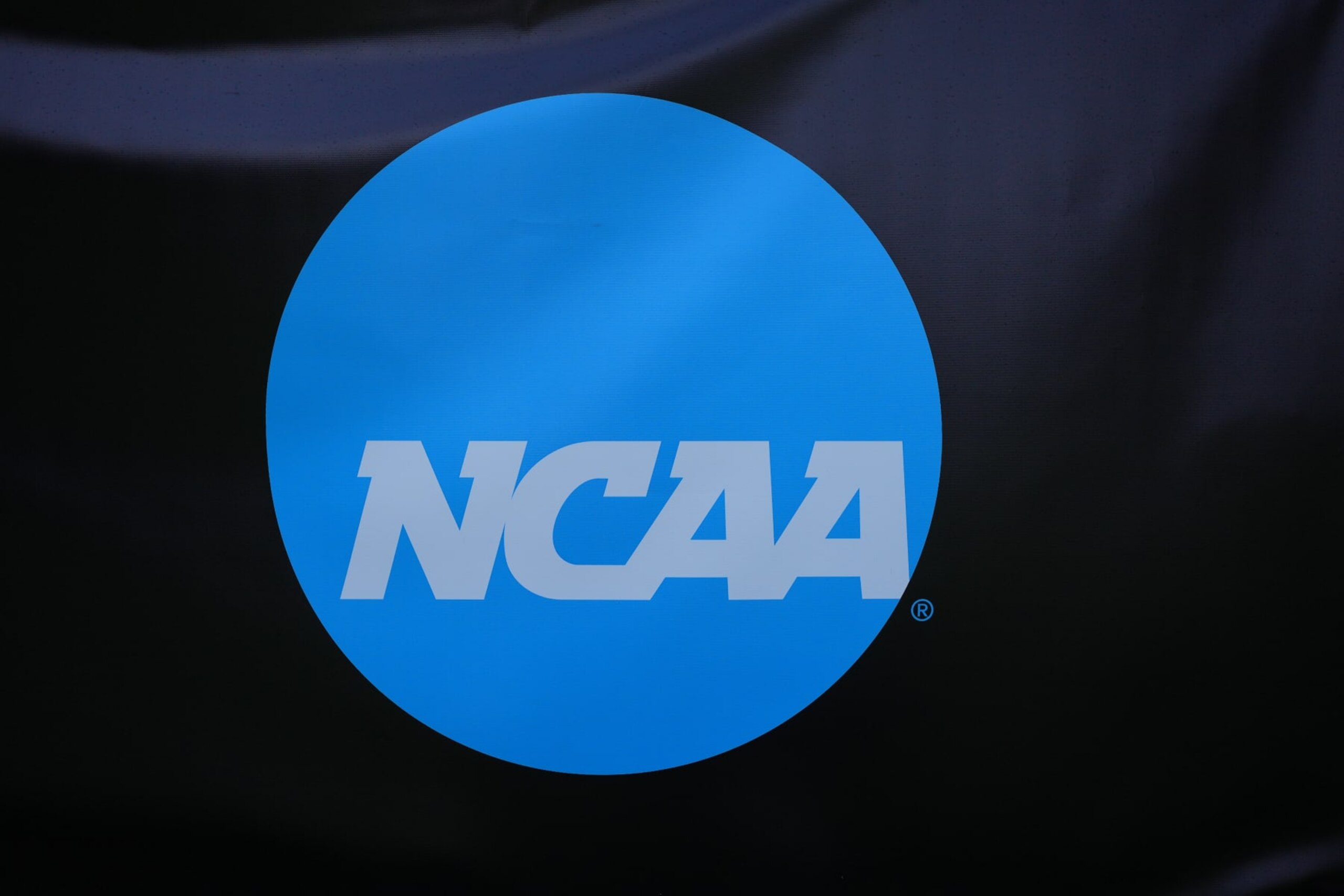 PHILADELPHIA, PENNSYLVANIA - MAY 29: A general view of the the NCAA logo prior to the NCAA Division I Mens Lacrosse Championship between the Notre Dame Fighting Irish and Duke Blue Devils at Lincoln Financial Field on May 29, 2023 in Philadelphia, Pennsylvania. The Notre Dame Fighting Irish defeated the Duke Blue Devils 13-9. (Photo by Mitchell Leff/Getty Images)