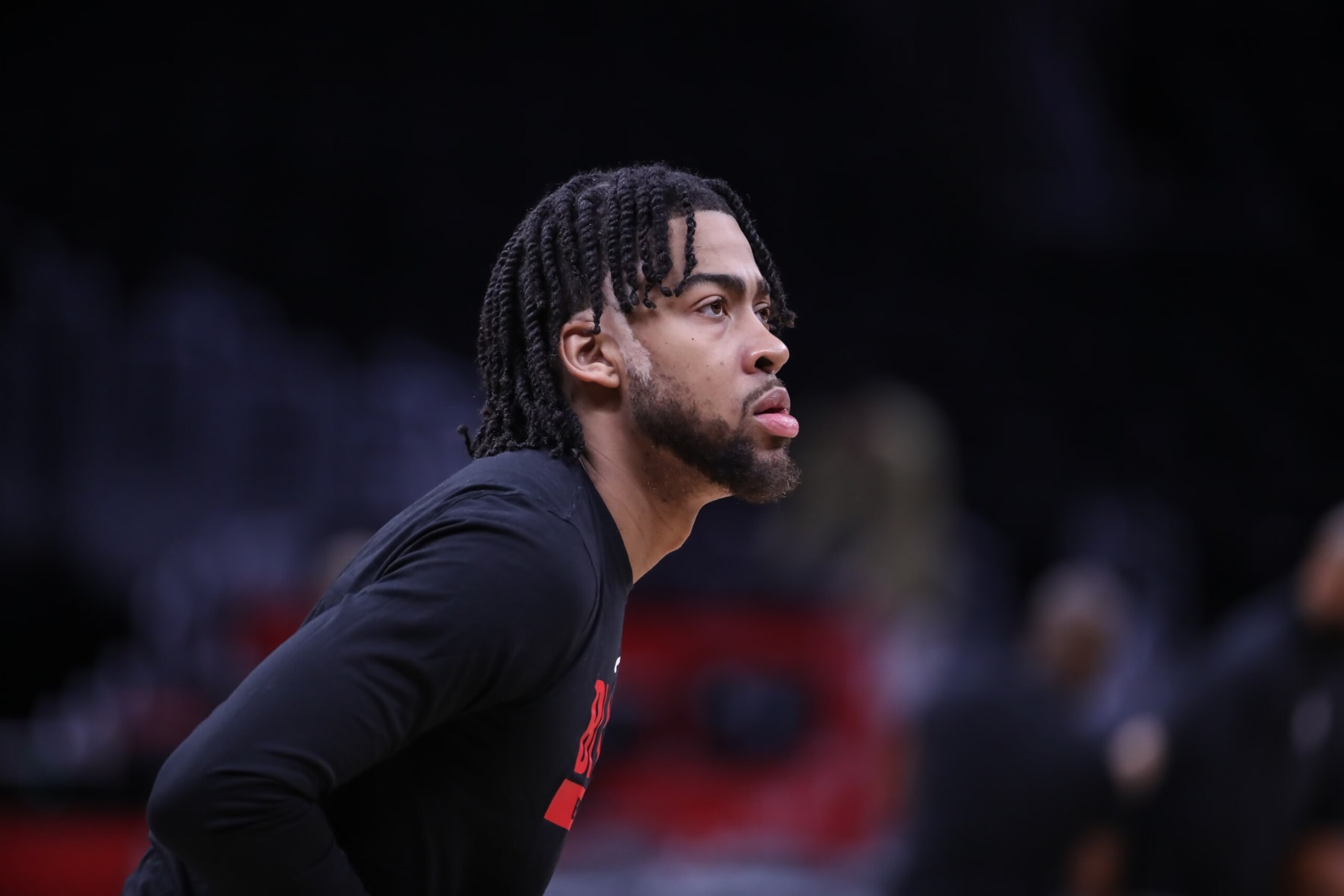 LOS ANGELES, CA - APRIL 08: Portland Trail Blazers forward Trendon Watford (2) during the Portland Trail Blazers versus the Los Angele Clippers game on April 08, 2023, at Crypto.com Arena in Los Angeles, CA. (Photo by Jevone Moore/Icon Sportswire via Getty Images)