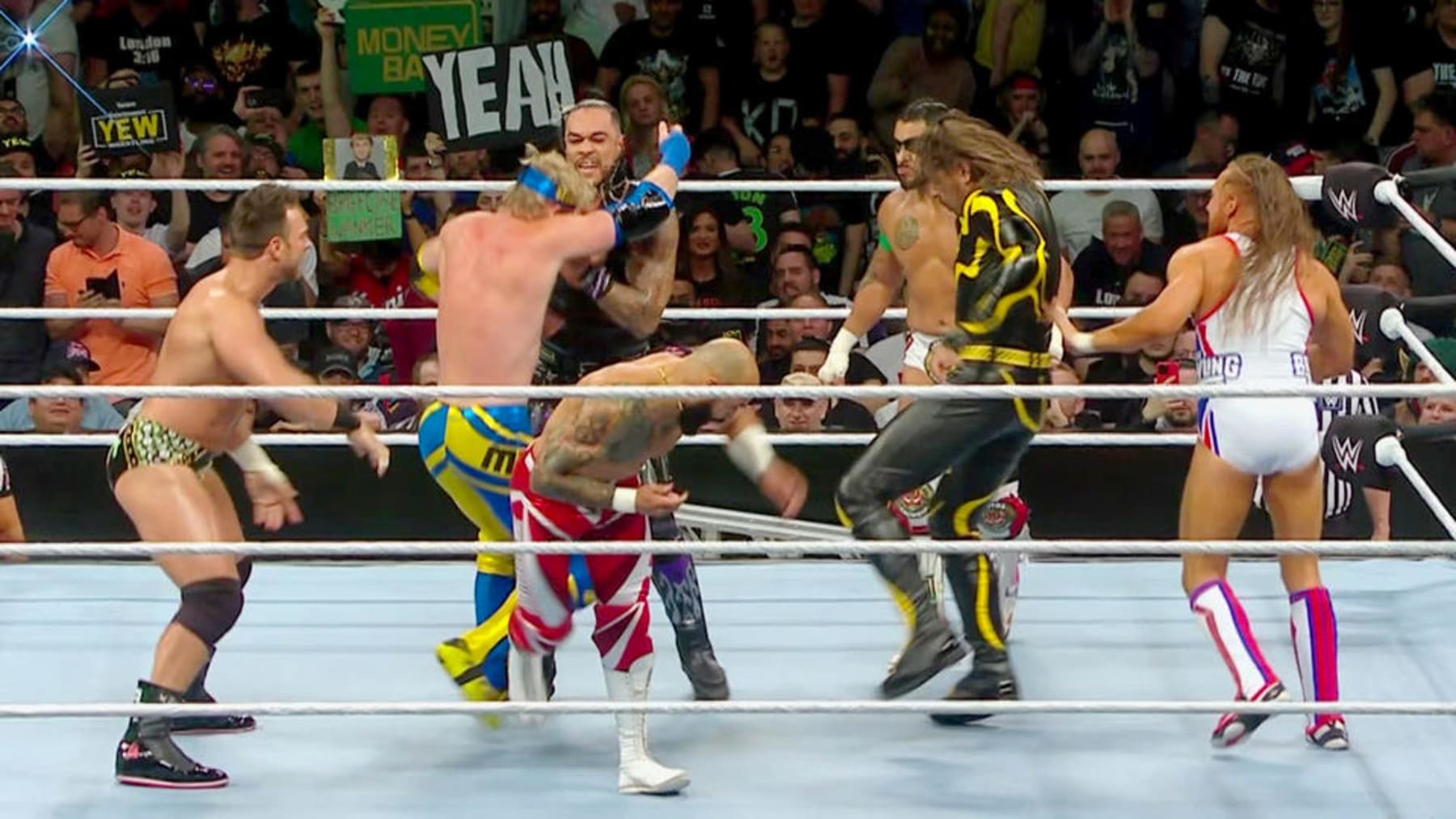 The men's Money in the Bank match.