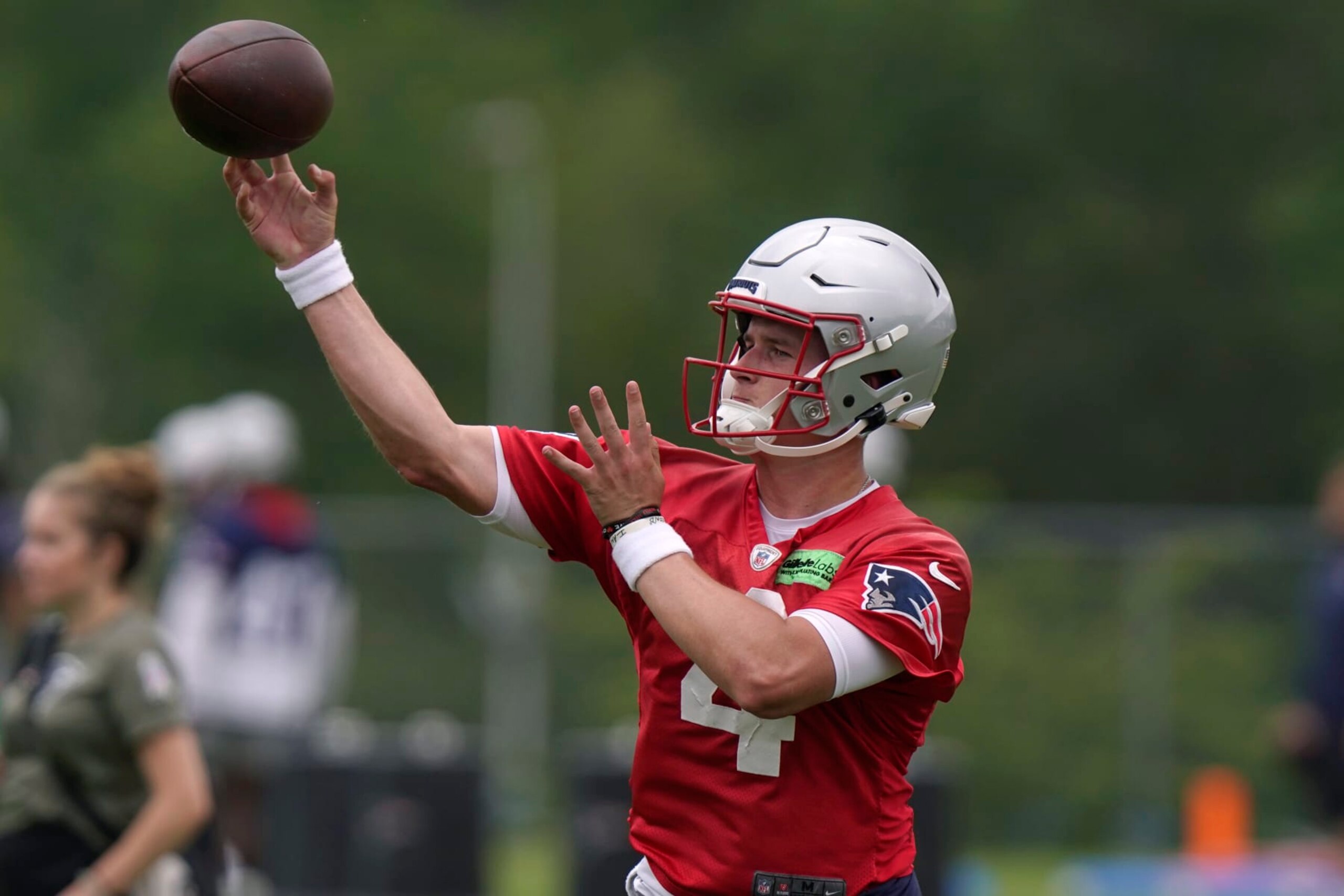 New England Patriots QB Bailey Zappe