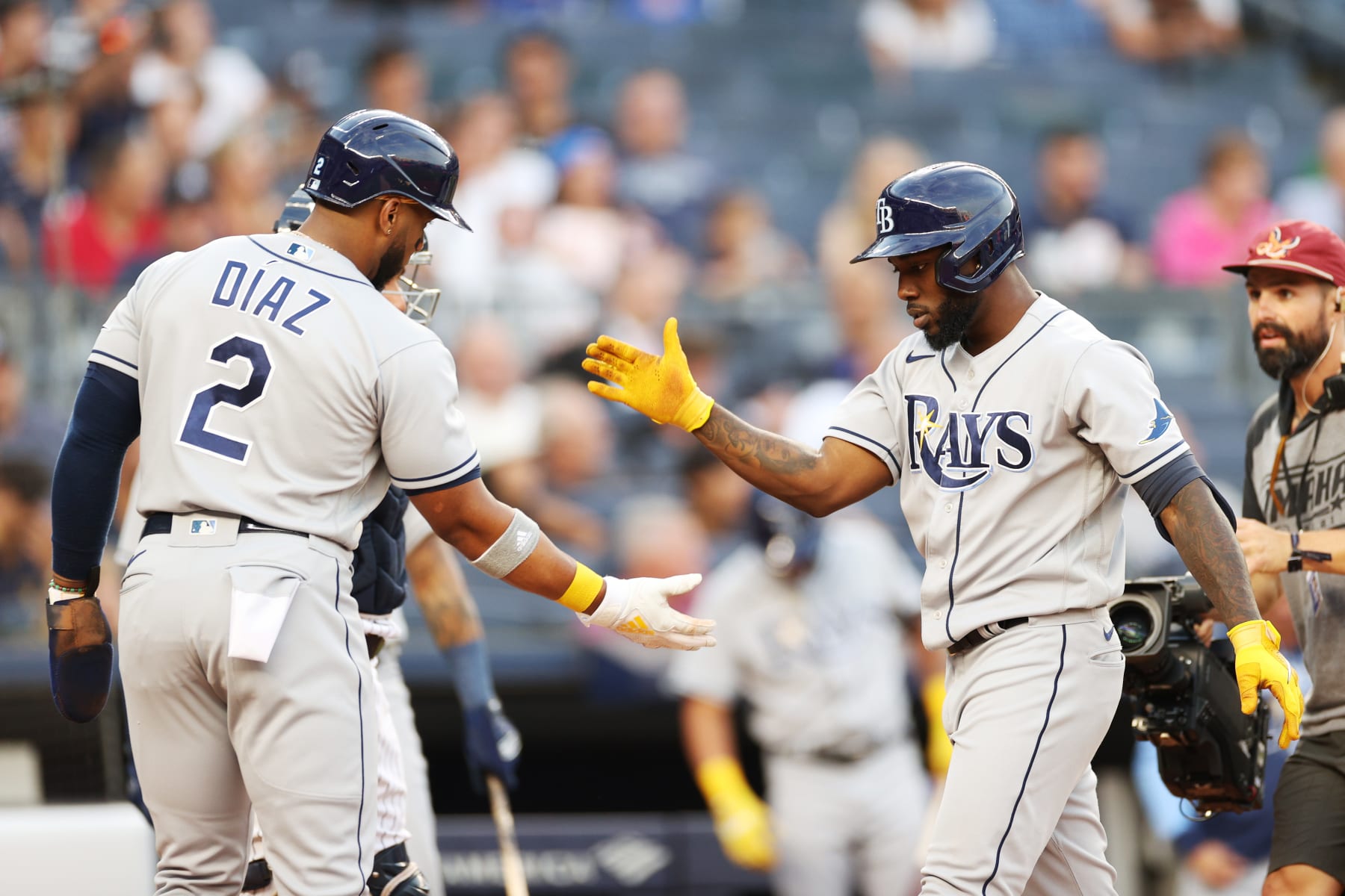 Yandy Díaz and Randy Arozarena