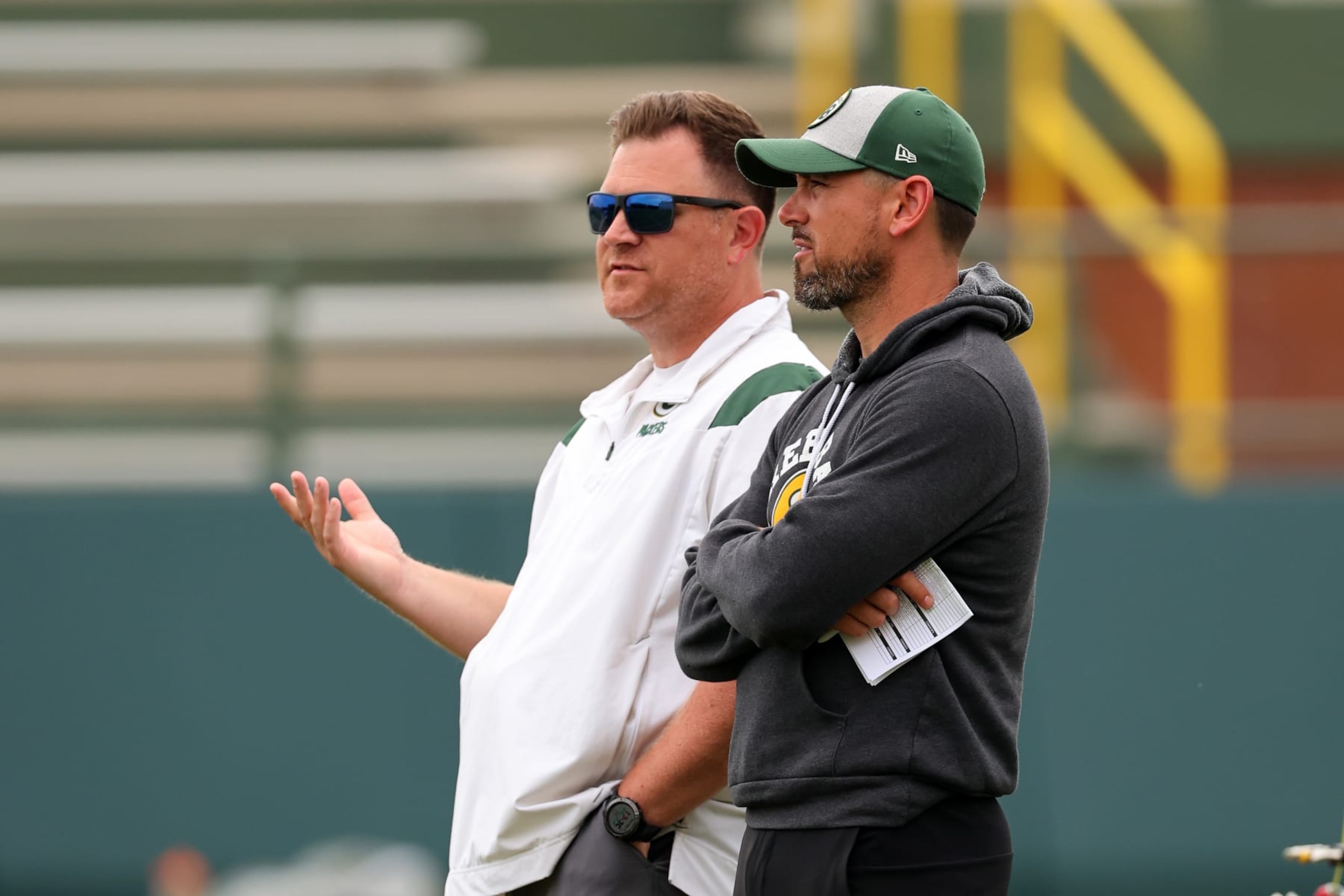 General manager Brian Gutekunst and head coach Matt LaFleur General manager Brian Gutekunst and head coach Matt LaFleur