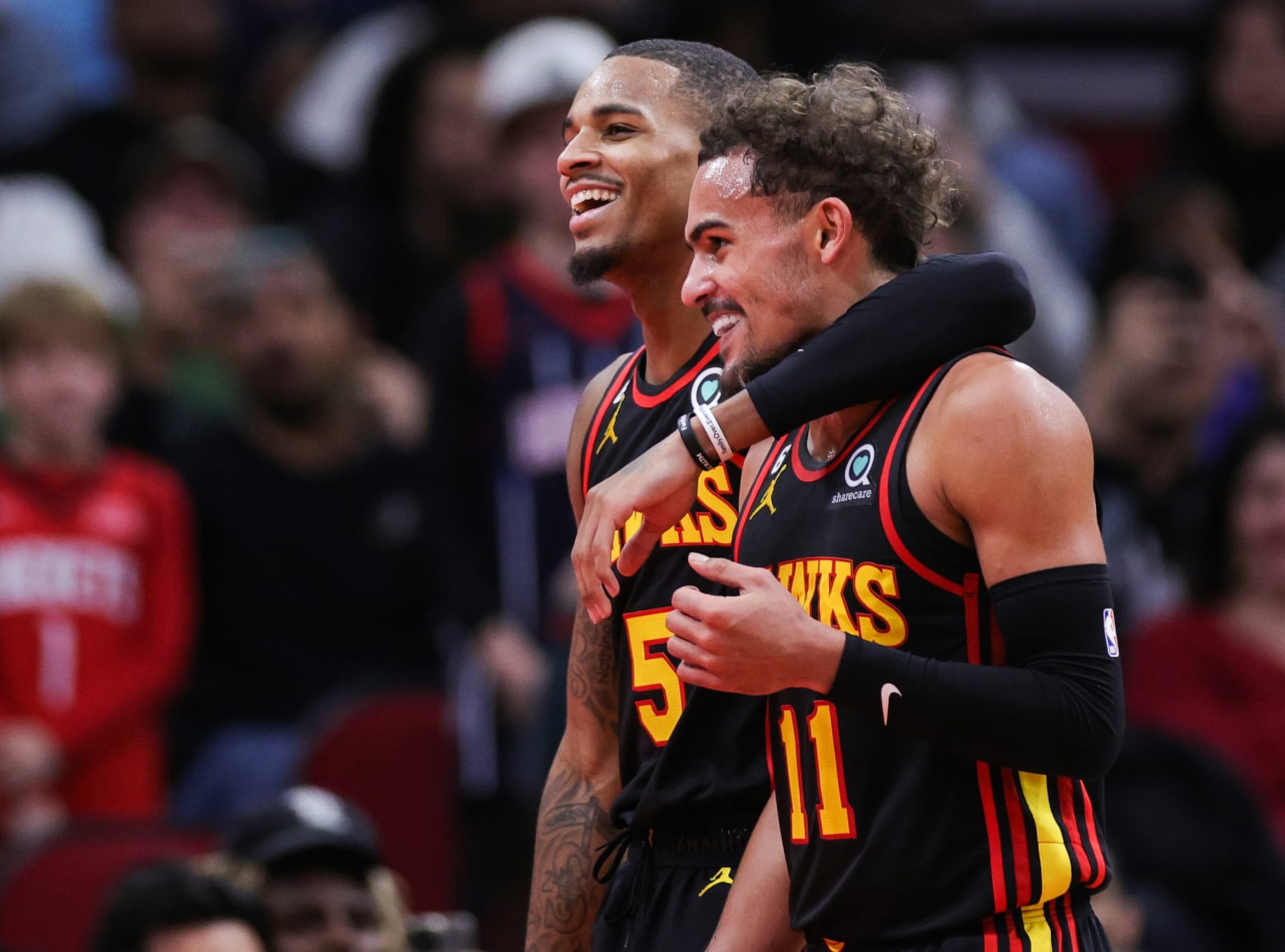 Dejounte Murray and Trae Young