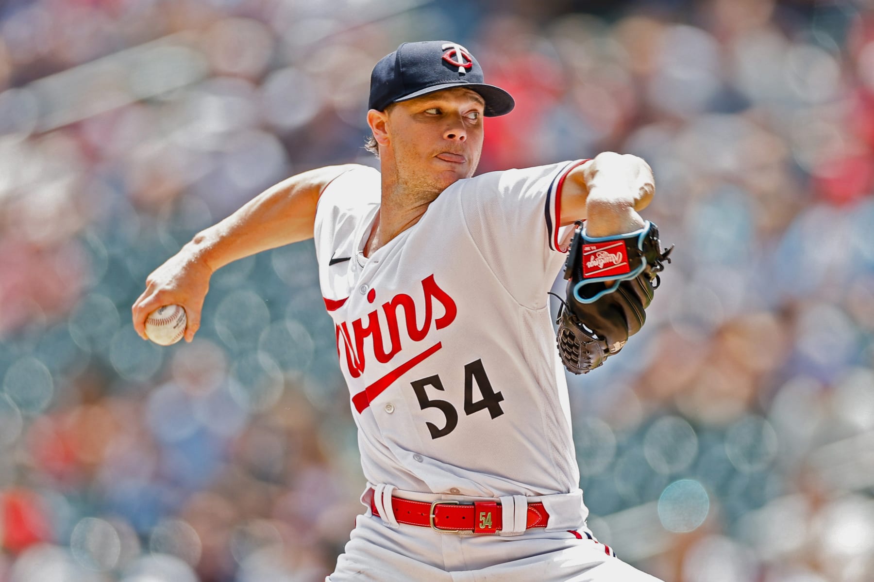 MINNEAPOLIS, MINNESOTA - JULY 8: Sonny Gray #54 of the Minnesota Twins pitches in the first inning against the Baltimore Orioles at Target Field on July 8, 2023 in Minneapolis, Minnesota. (Photo by David Berding/Getty Images)